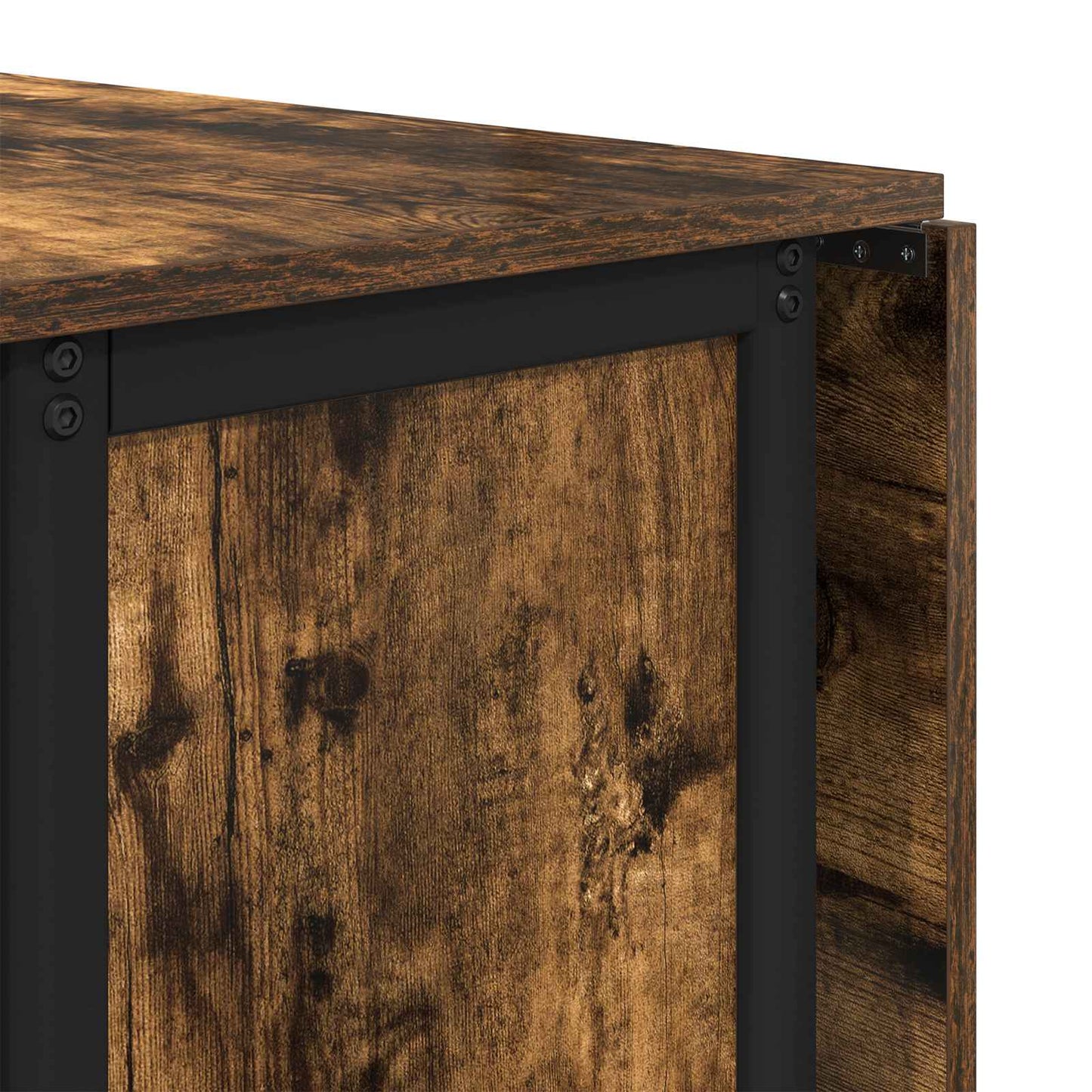 Sammenleggbart spisebord med hjul 130 x 80 x 76,5 cm stål PB
