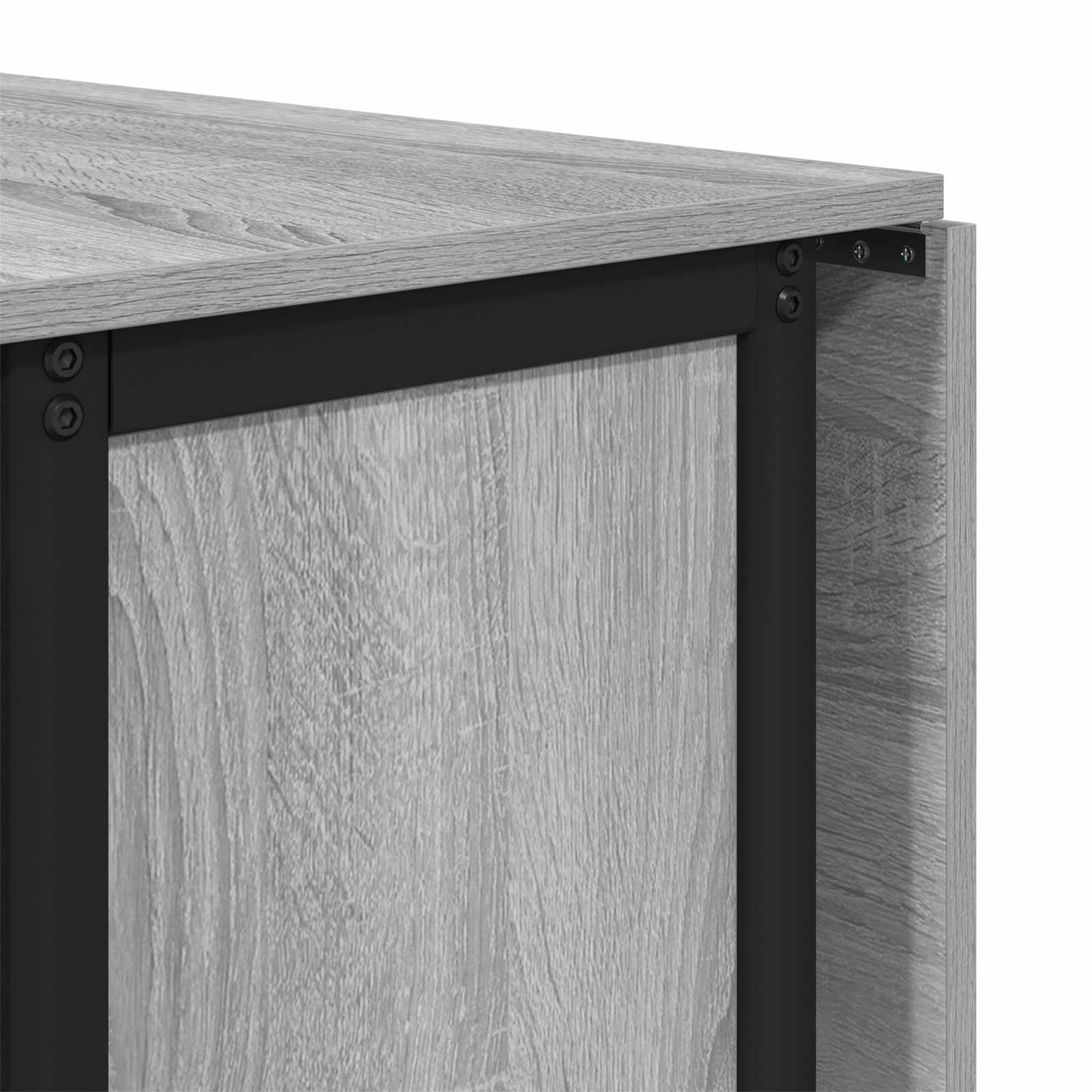 Sammenleggbart spisebord med hjul 130 x 80 x 76,5 cm stål PB