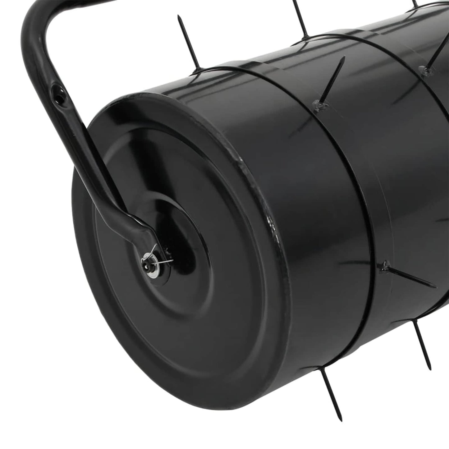Hage gressrulle med aerator klemmer Ø 30 x 90 cm Stål