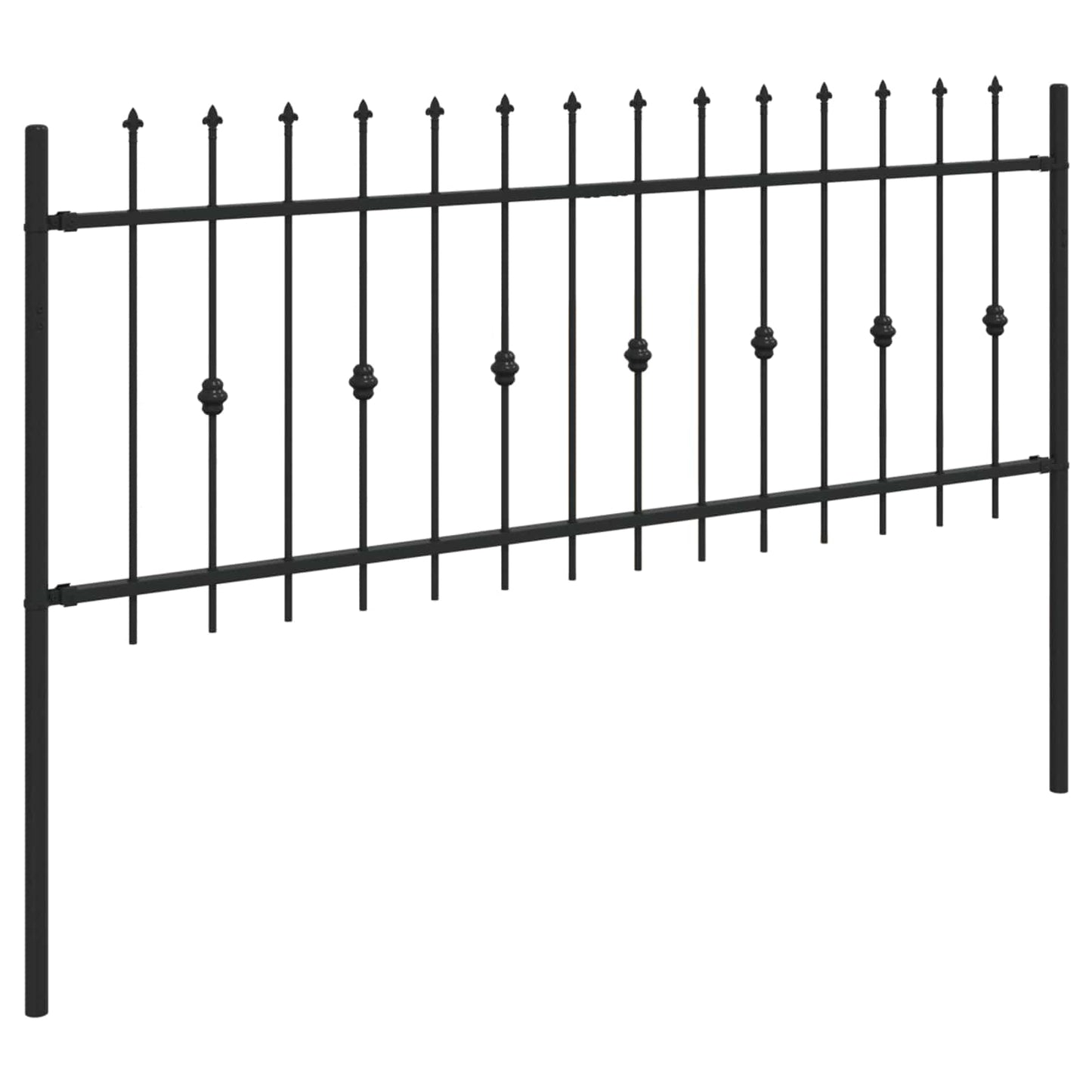 Spikertrekk Svart 200 x 130 cm Pulverlakkert stål vidaXL
