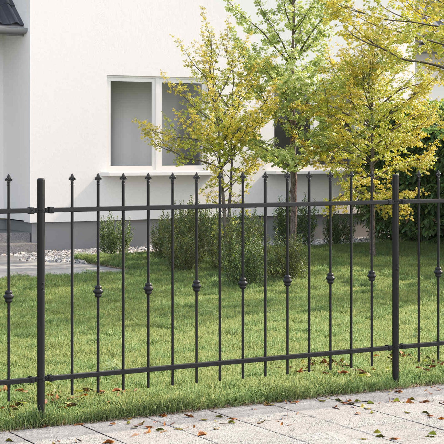 Spikertrekk Svart 200 x 150 cm Pulverlakkert stål vidaXL