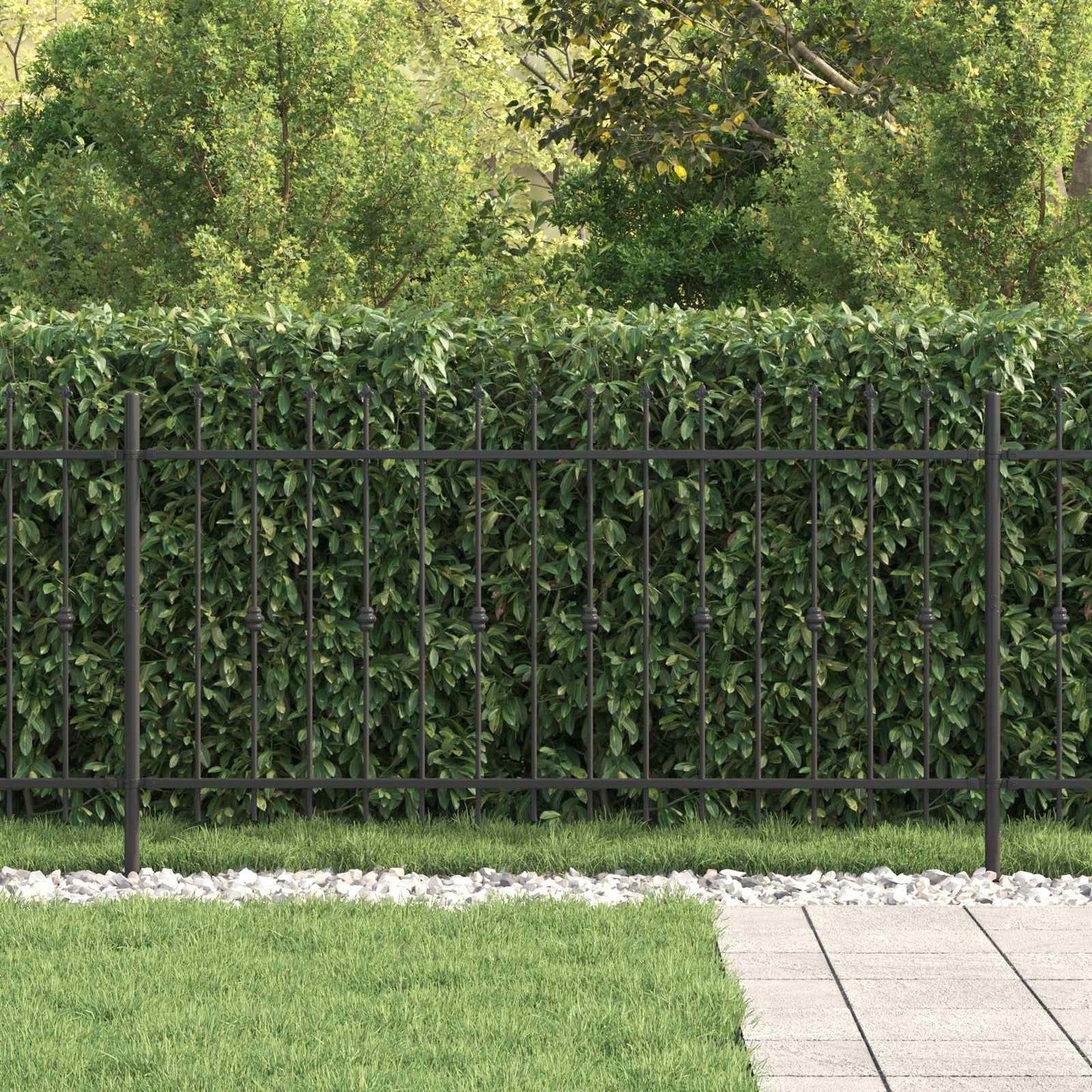 Spikertrekk Svart 200 x 150 cm Pulverlakkert stål vidaXL