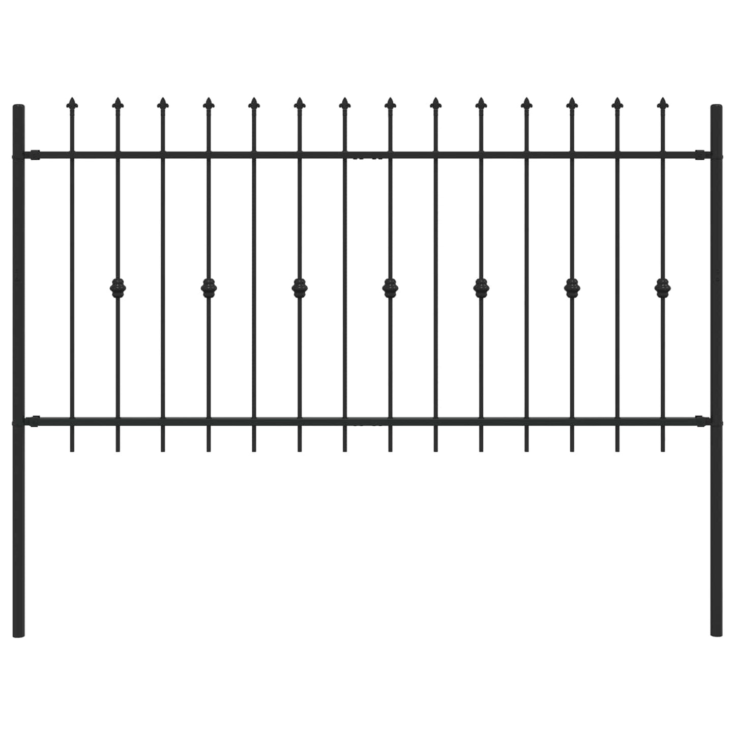 Spikertrekk Svart 200 x 150 cm Pulverlakkert stål vidaXL