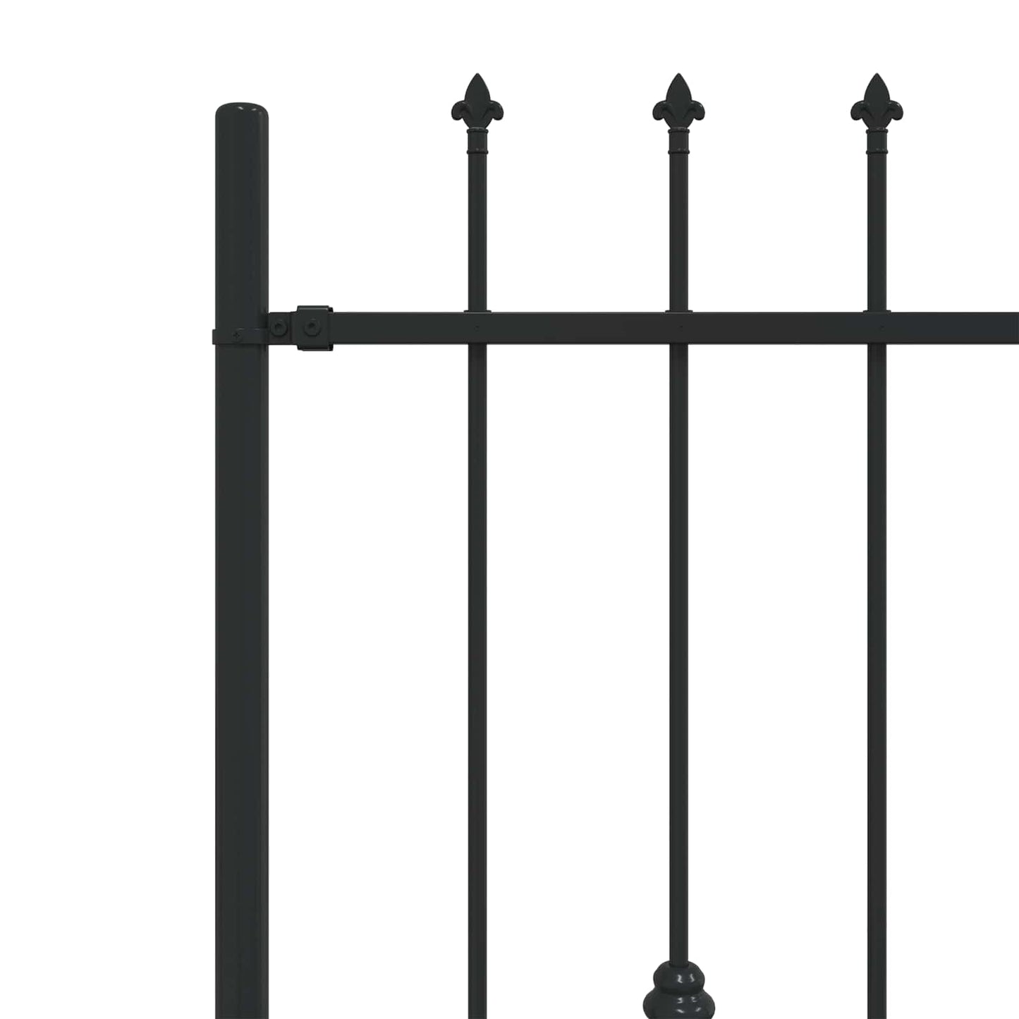 Spikertrekk Svart 200 x 130 cm Pulverlakkert stål vidaXL
