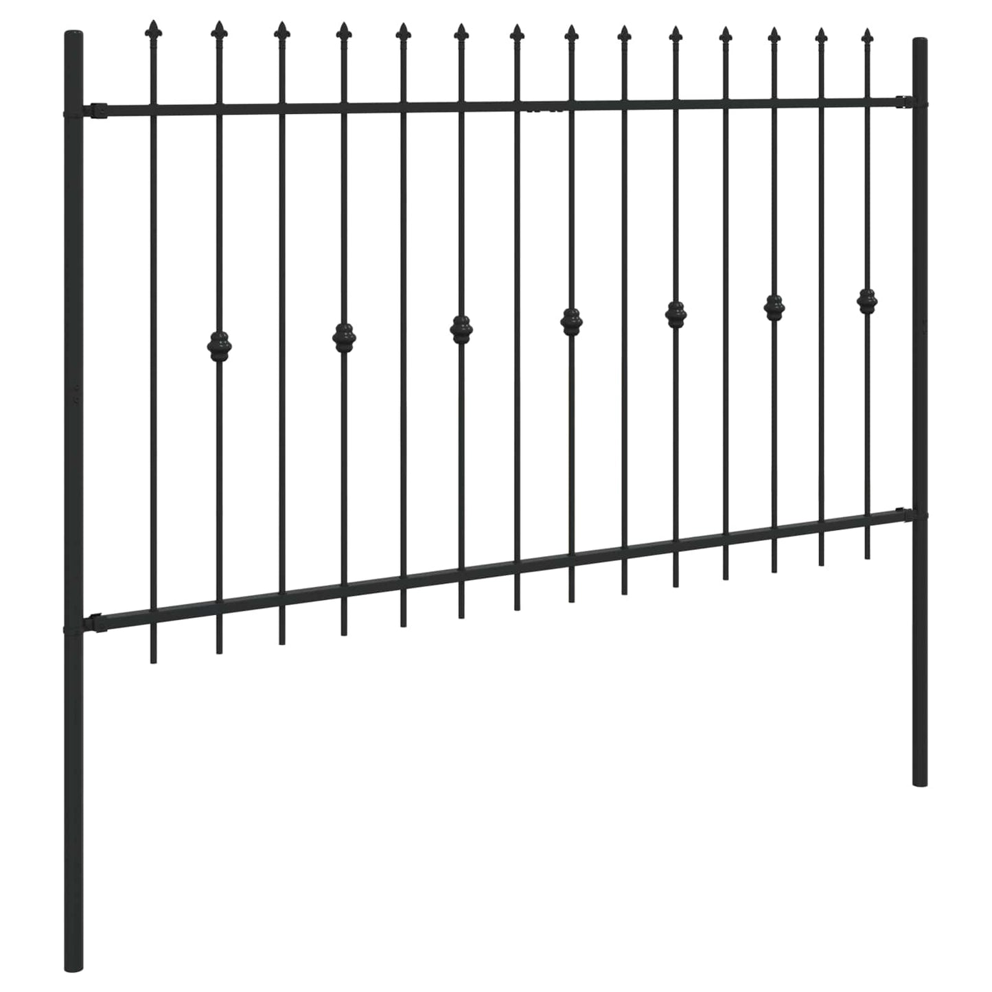 Spikertrekk Svart 200 x 130 cm Pulverlakkert stål vidaXL
