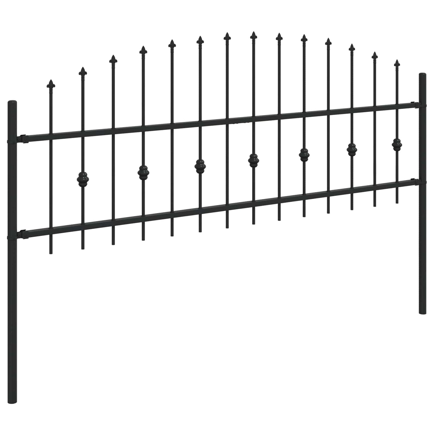 Spikertrekk Svart 200 x 130 cm Pulverlakkert stål vidaXL