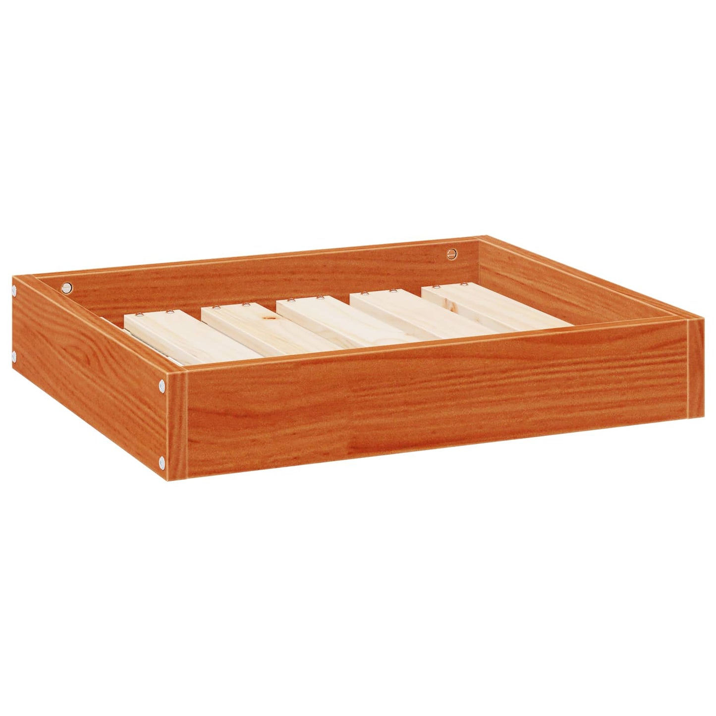 Hundeseng Vokset Brun 51,5 x 44 x 9 cm Massiv furu