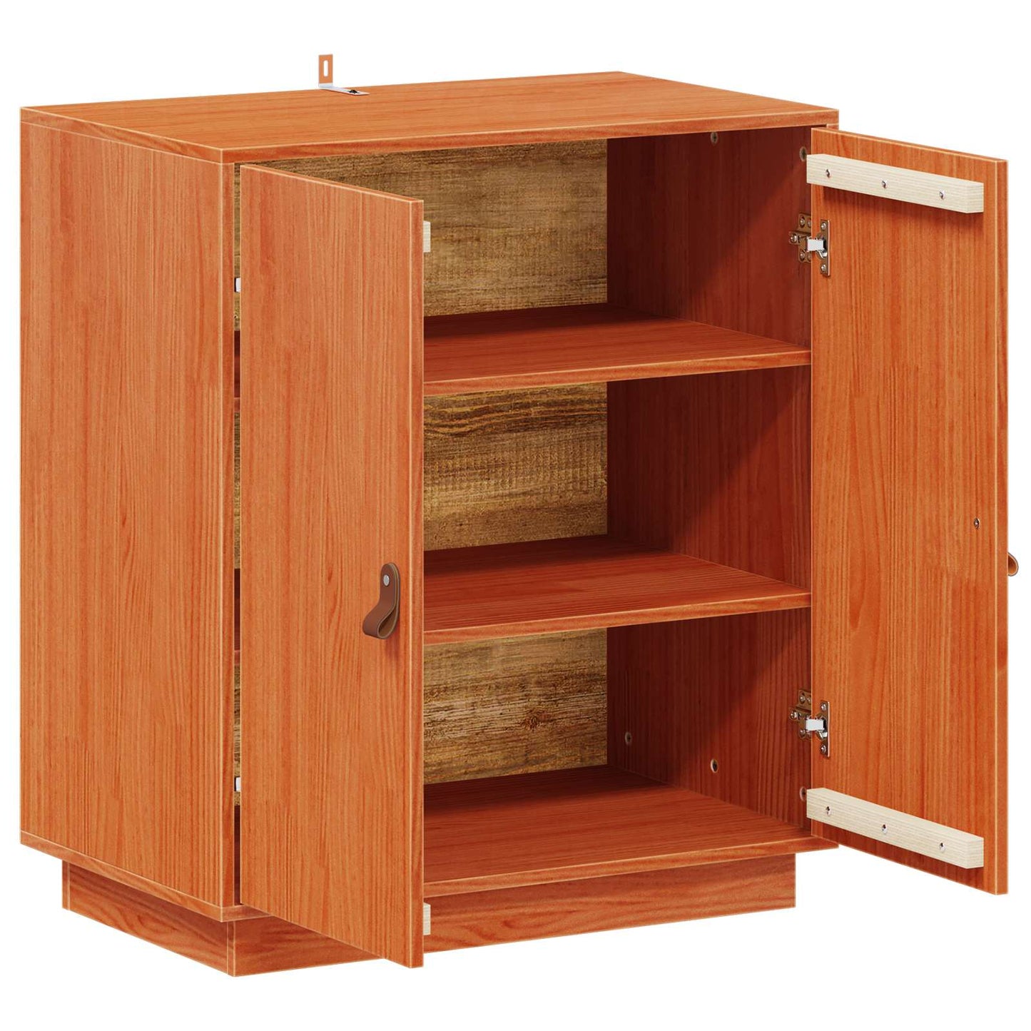 Serviesskap VoksBrun 65,5 x 40 x 75 cm Massiv furu vidaXL