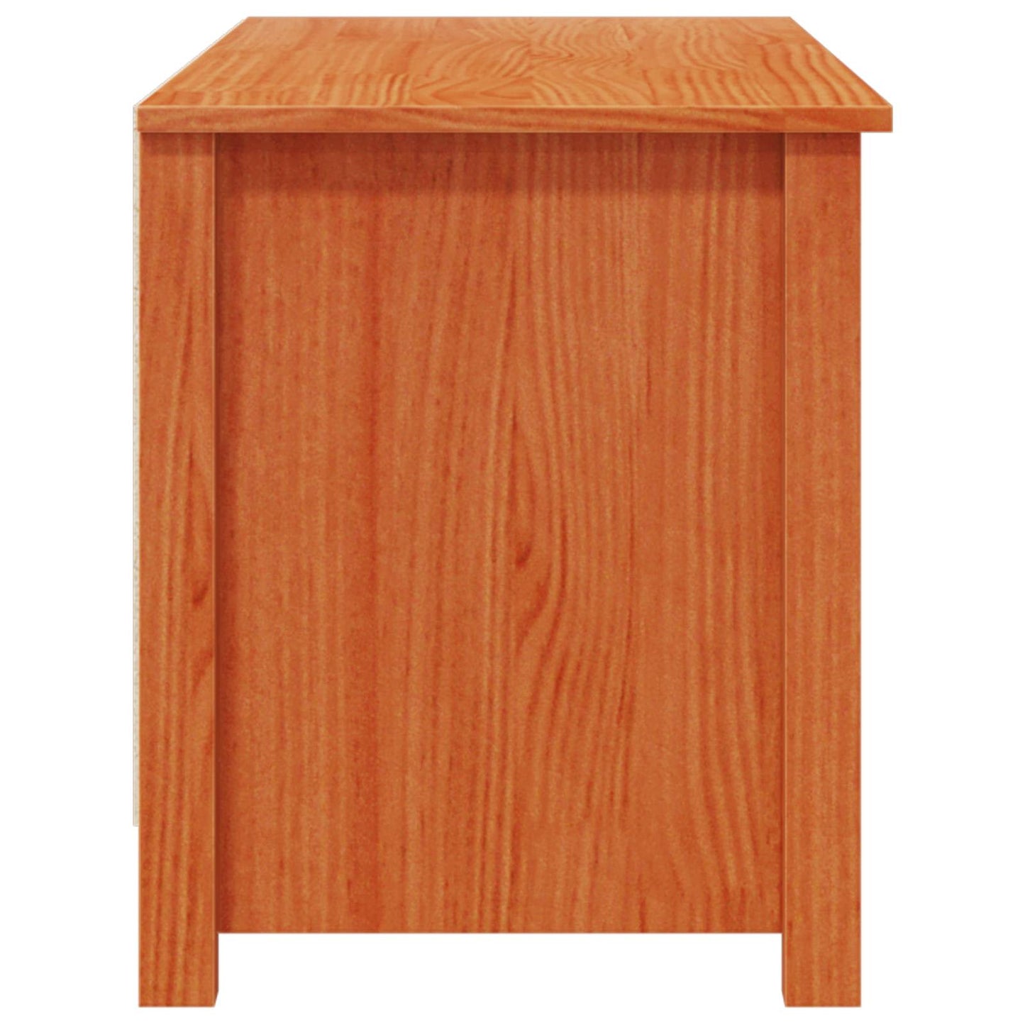 Sko Skap VoksBrun 110 x 38 x 45,5 cm Massiv furu vidaXL
