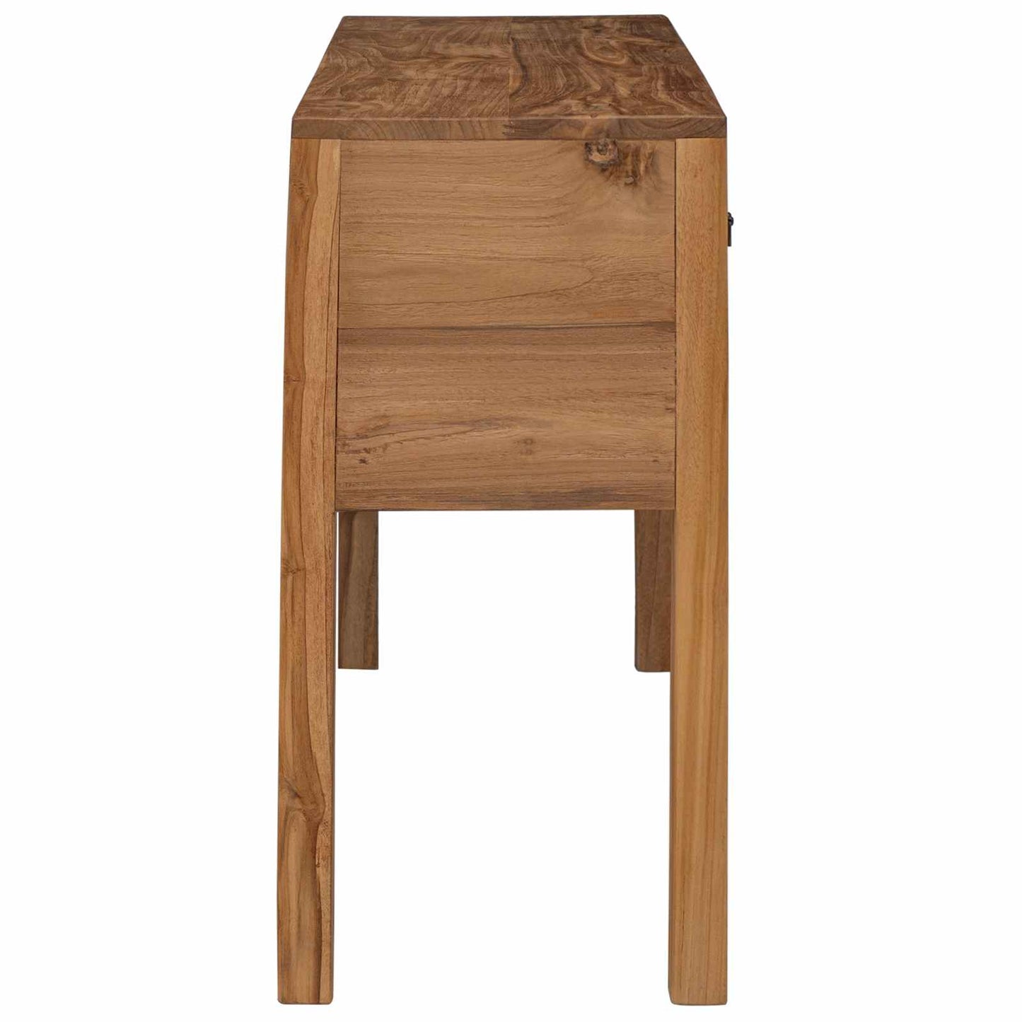 Serviesskap Naturlig 110 x 35 x 75,5 cm Massivt Teaktre