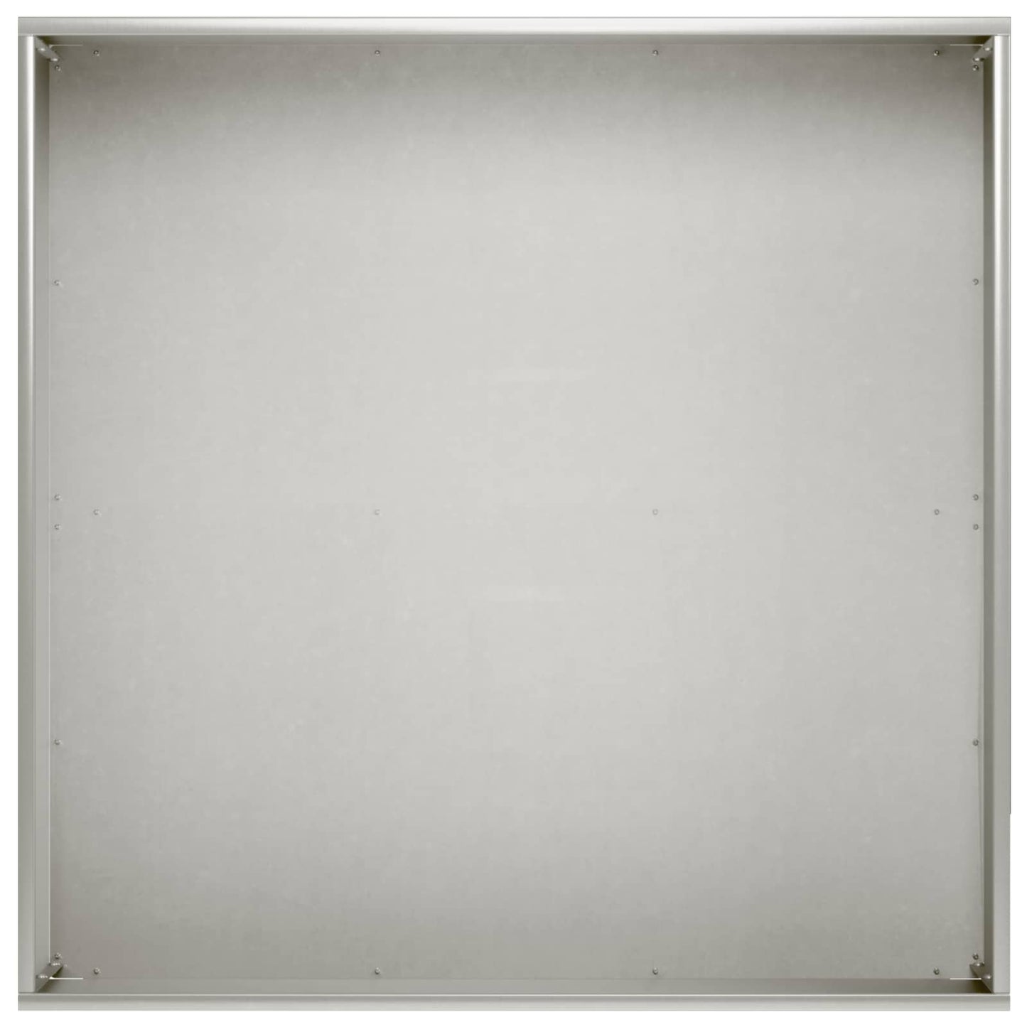 Hageblomsterpotte 2 stk. Sølv 60 x 60 x 20 cm Rustfritt stål