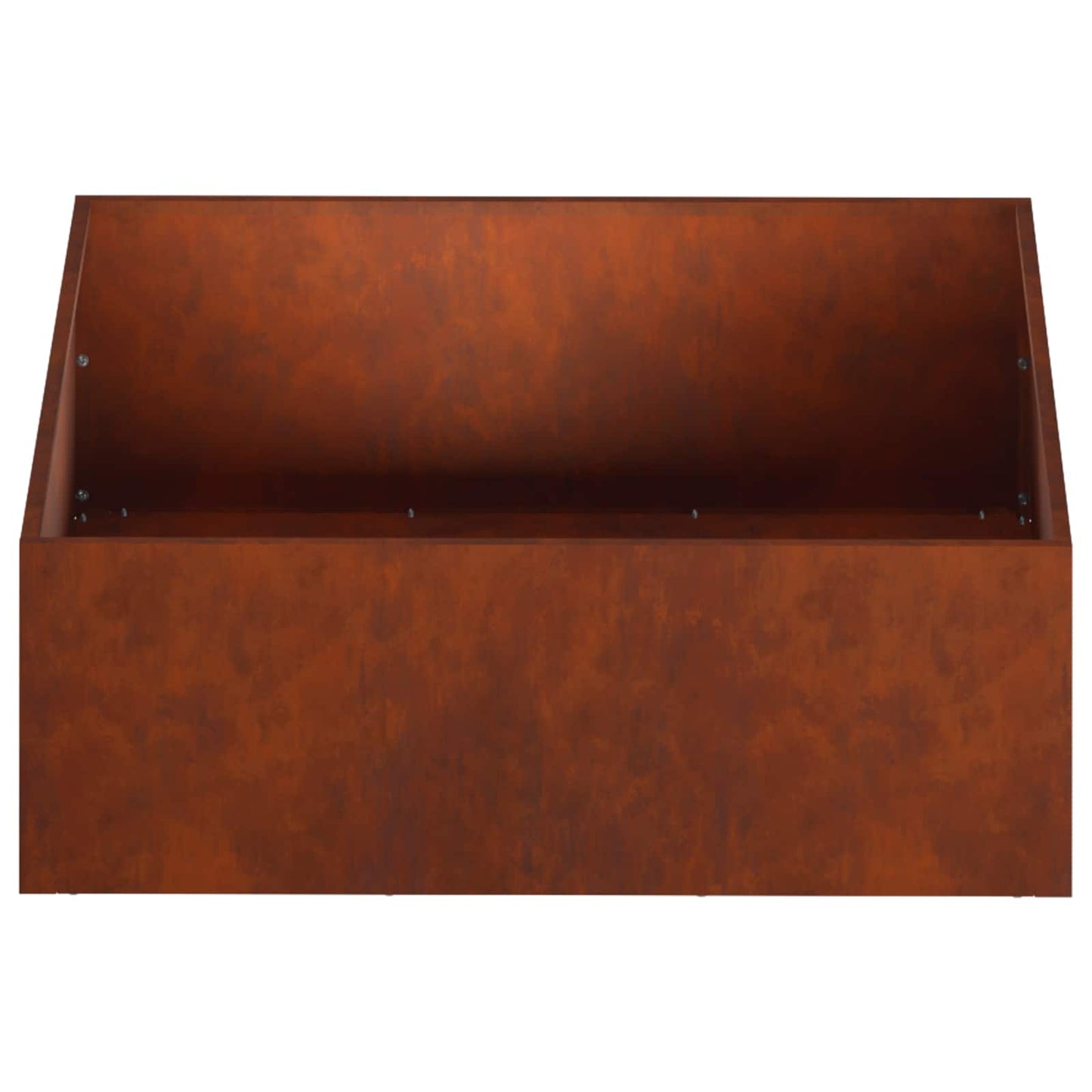 Hageblomsterpotte 2 stk. Rusten 60 x 60 x 20 cm Cortenstål