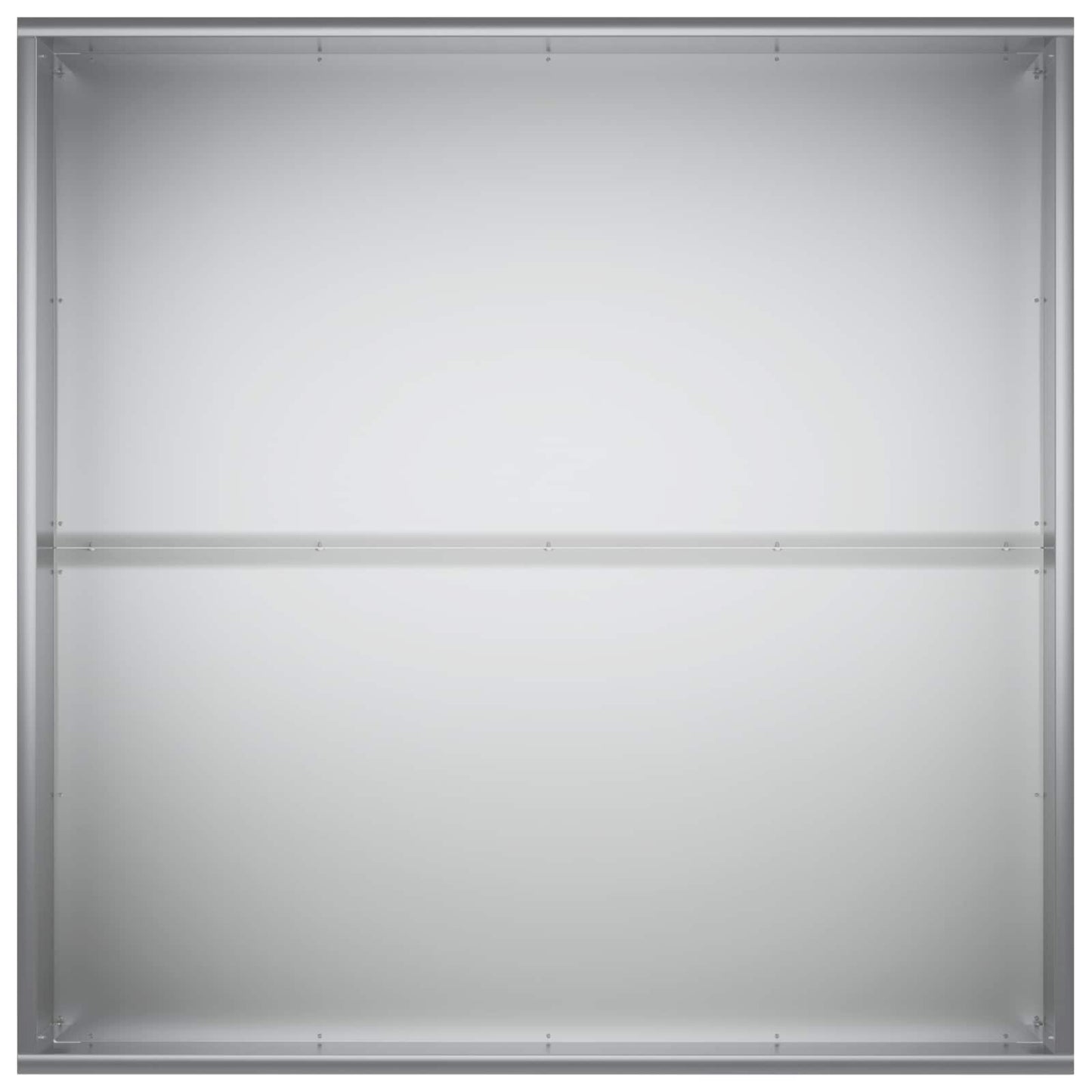 Hageblomsterpotte 2 stk. Sølv 80 x 80 x 40 cm Galvanisert stål