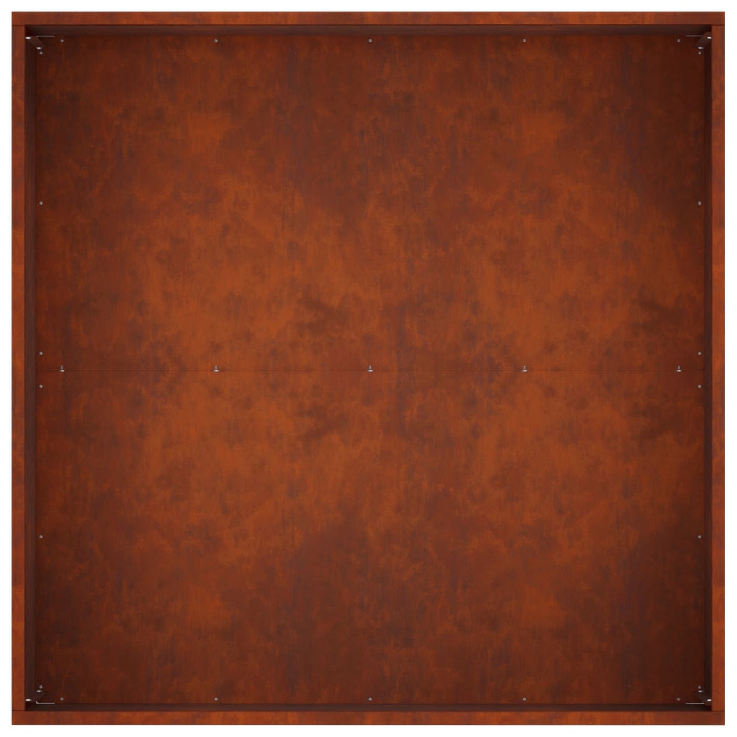 Hageblomsterpotte Rusten 80 x 80 x 40 cm Cortenstål