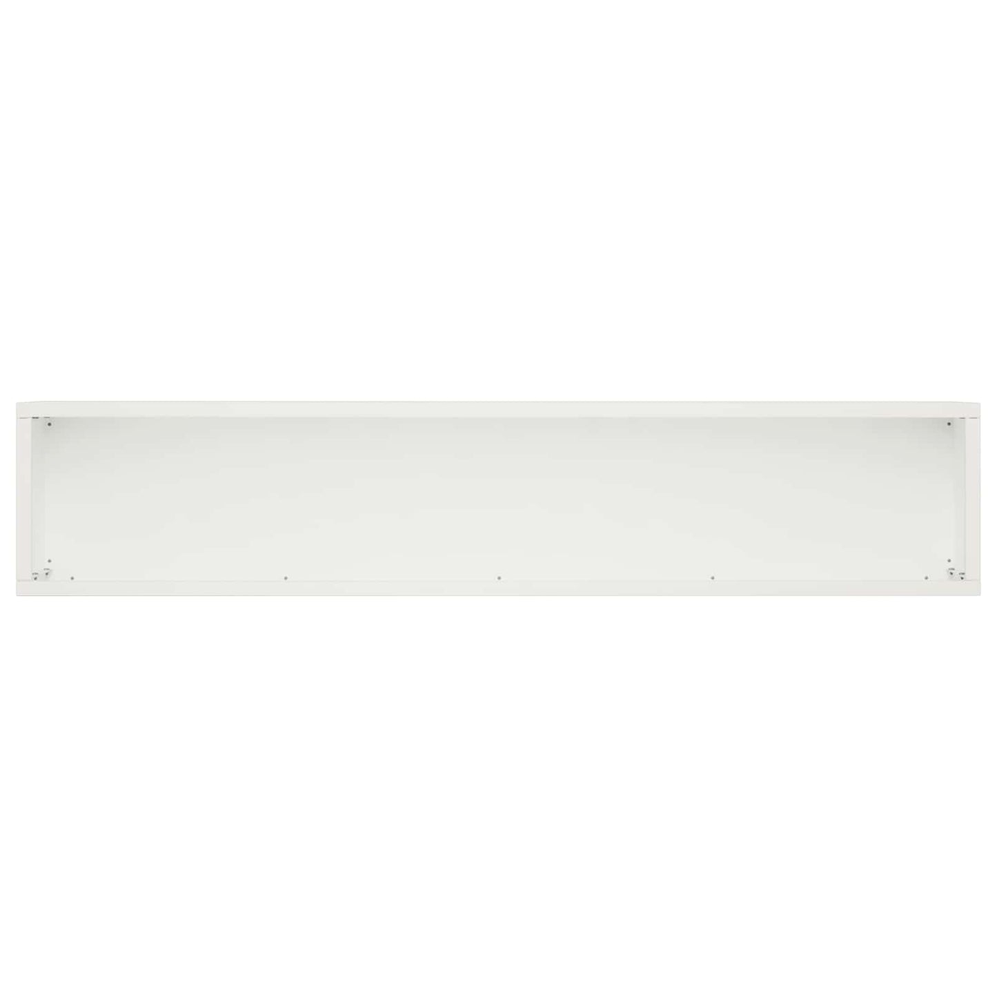 Hageblomsterpotte Hvit 80 x 20 x 20 cm Kaldvalsestål