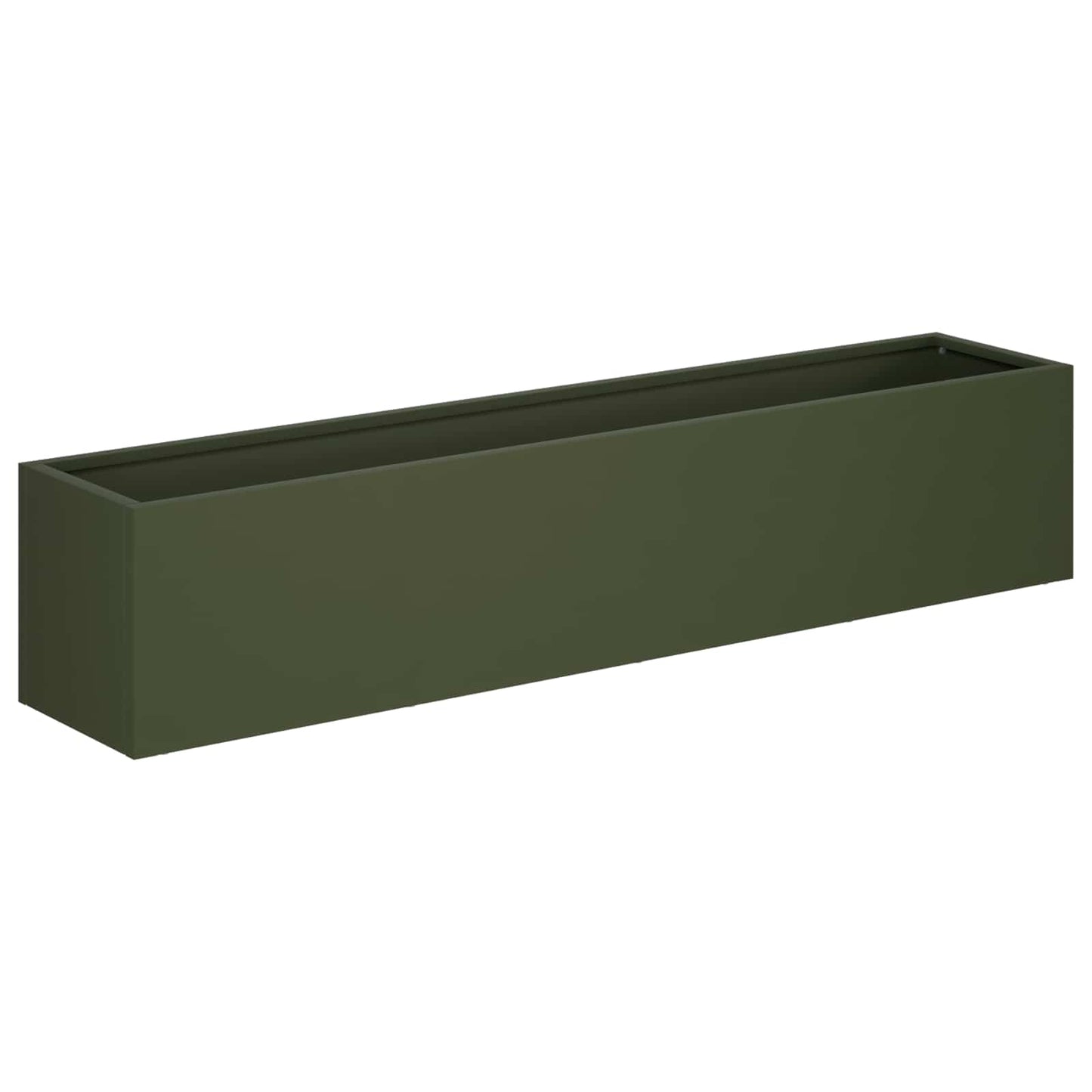 Hageblomsterpotte 2 stk. Olivengrønn 80 x 20 x 20 cm