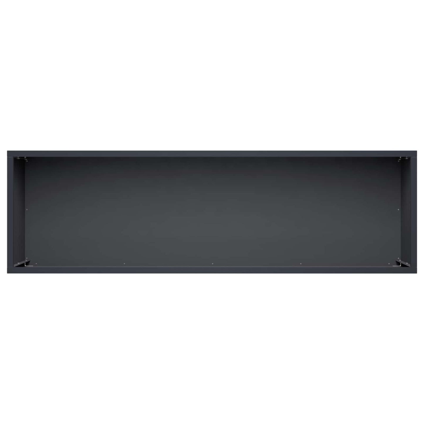 Hageblomsterpotte 2 stk. Antrasitt 80 x 30 x 30 cm