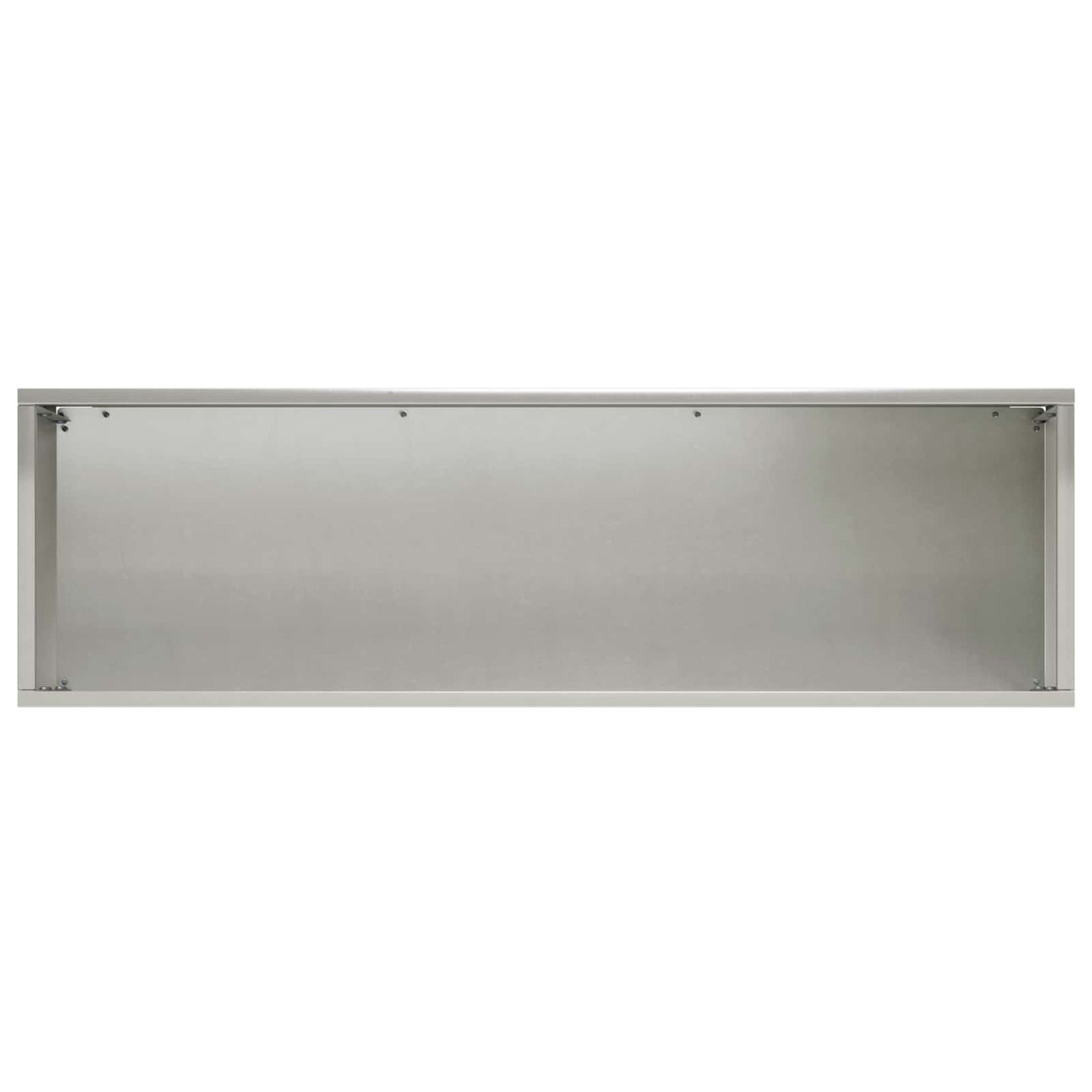 Hageblomsterpotte Sølv 100 x 30 x 30 cm Rustfritt stål