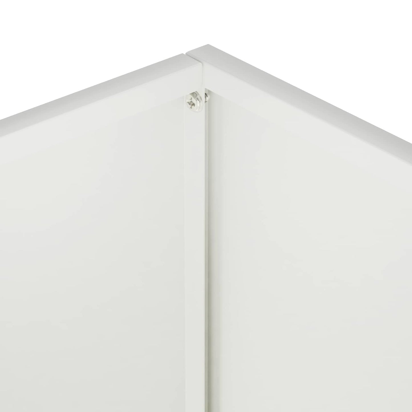 Hageblomsterpotte Hvit 20 x 20 x 75 cm Kaldvalsestål