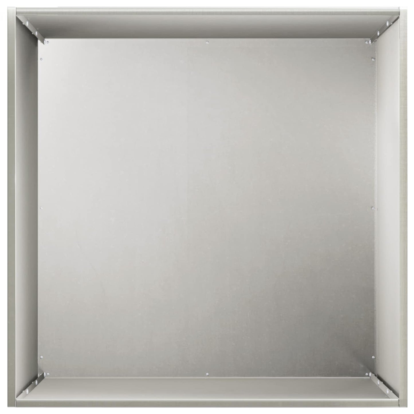 Hageblomsterpotte 2 stk. Sølv 50 x 50 x 75 cm Rustfritt stål