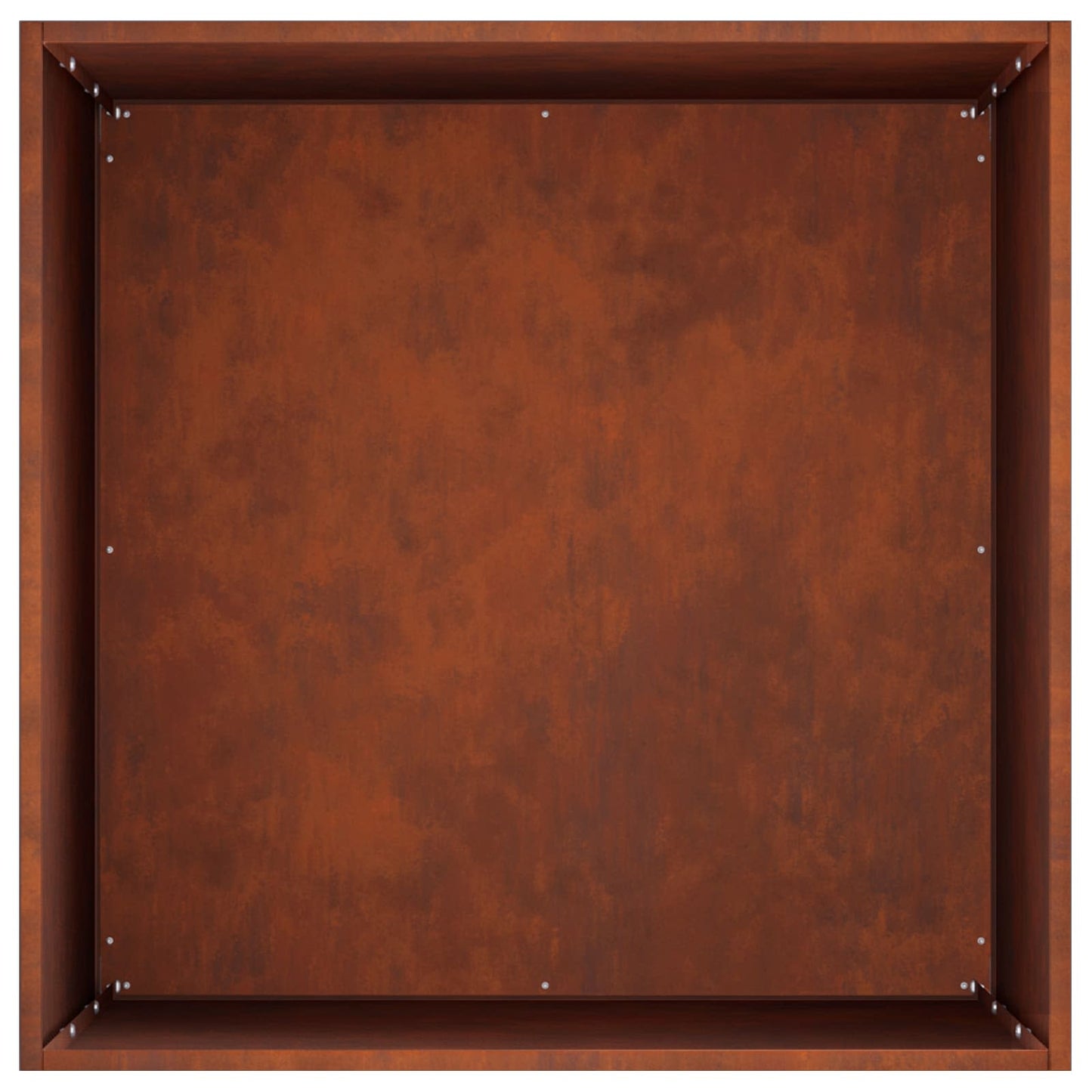Hageblomsterpotte 2 stk. Rusten 50 x 50 x 75 cm Cortenstål