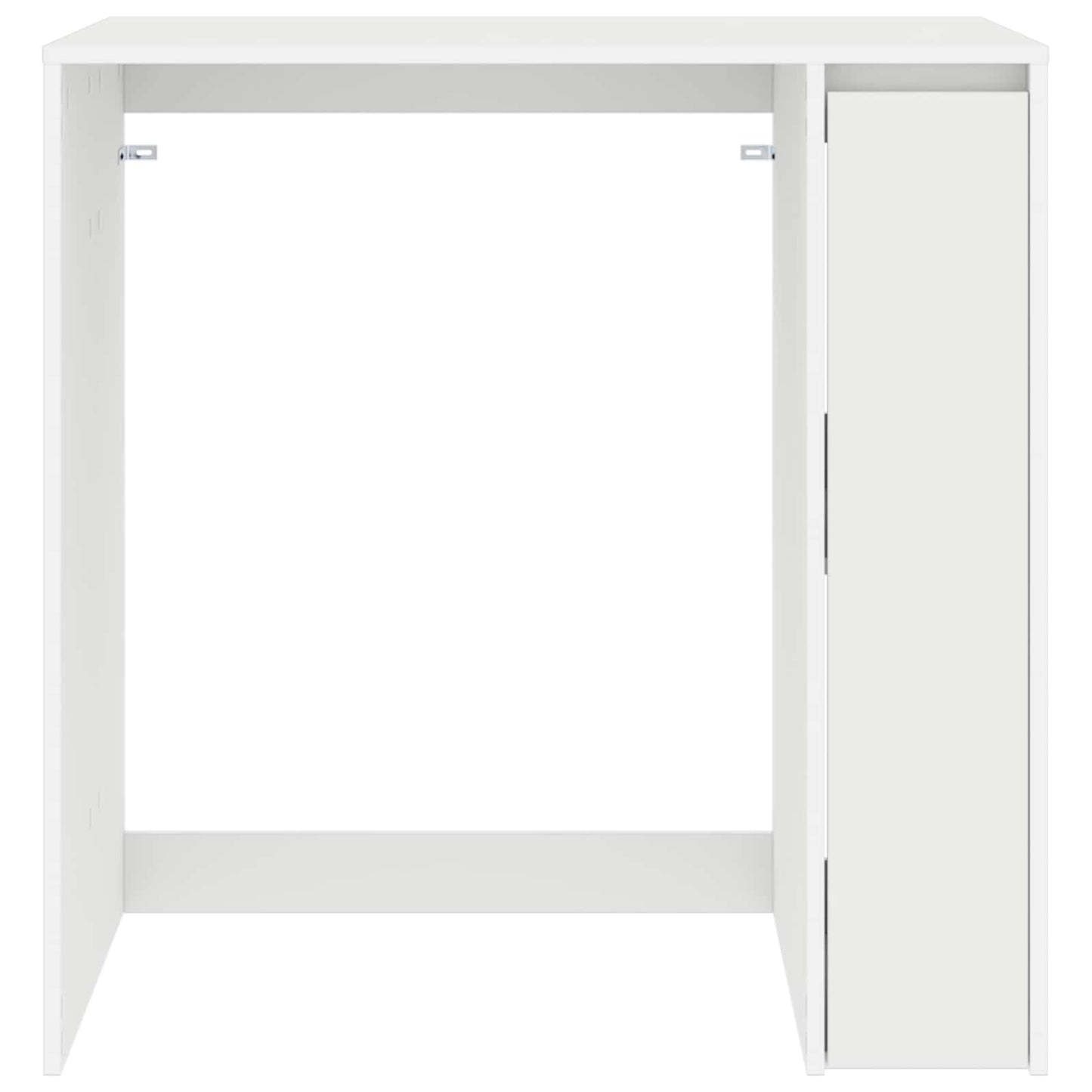 Vaskemaskin skap med dør Hvit 87 x 60 x 89 cm Konstruert tre