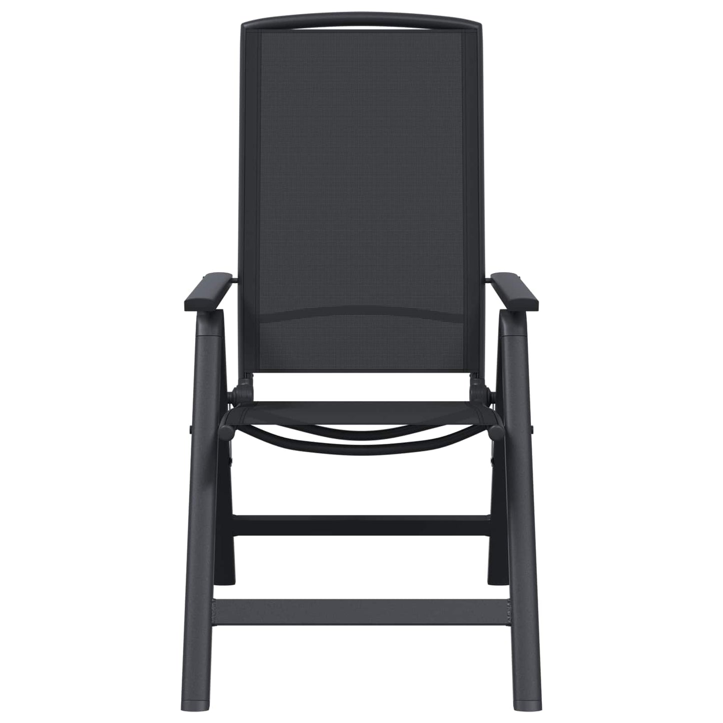Recliner Hage Stoler 2 pcs Svart 58 x 71 x 112 cm Textilene