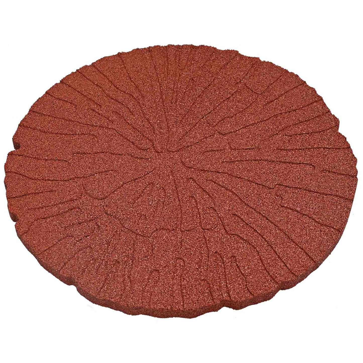 Stepping Stone 6 pcs Rød Ø 45 x 1,8 cm Gummi