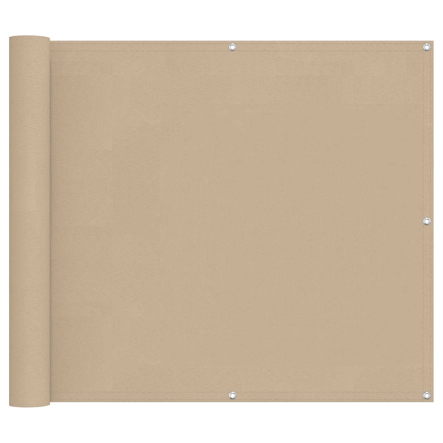 Balkong Skjerm 90 x 200 cm PU-belagt oxford alu