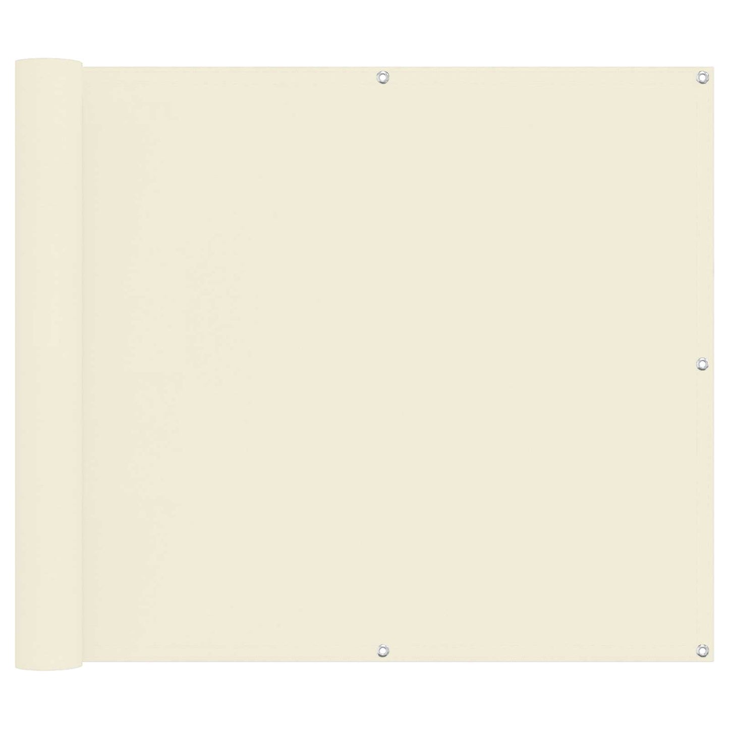 Balkong Skjerm Krem 100 x 300 cm Oxford Stoff