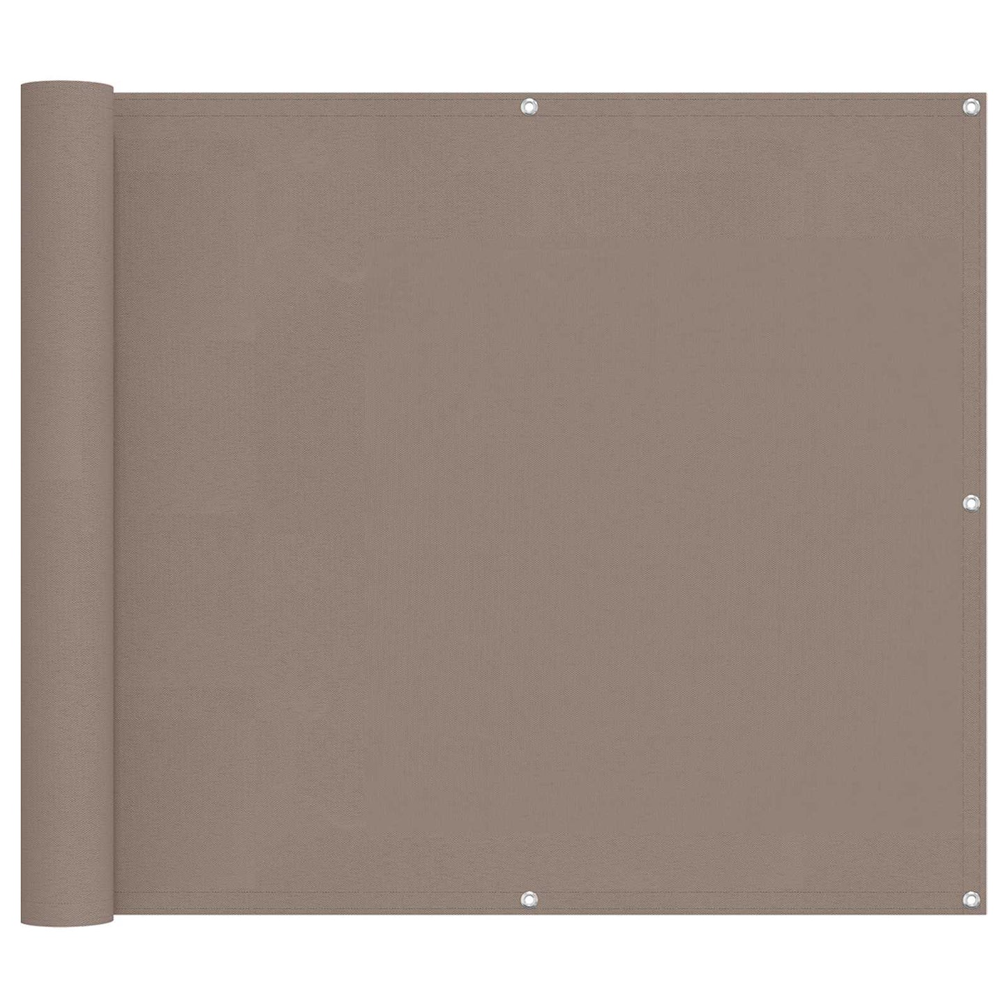Balkong Skjerm 90 x 200 cm PU-belagt oxford alu