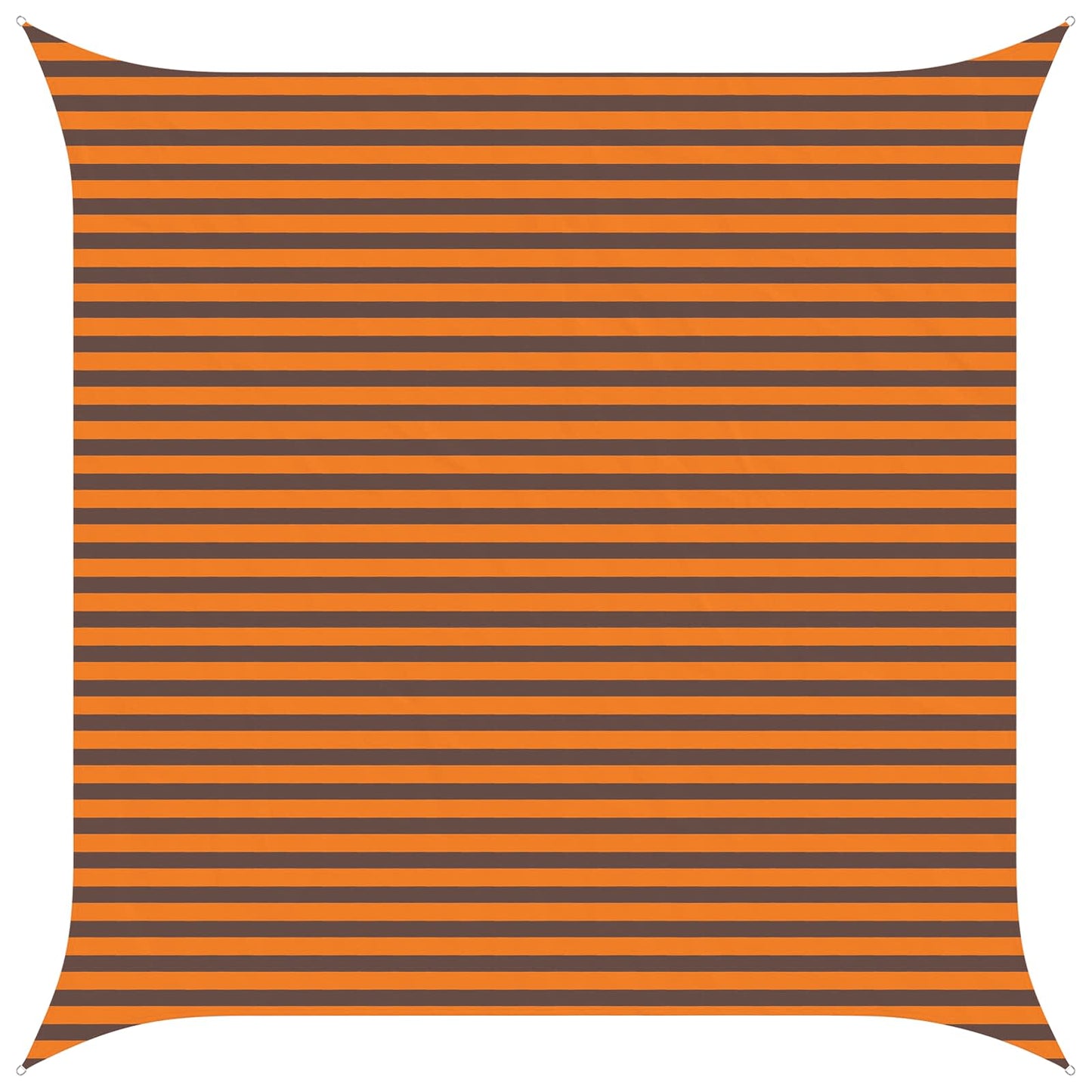Solskygge seil Oransje og Brunt 4 x 4 m 100% polyester Oxford