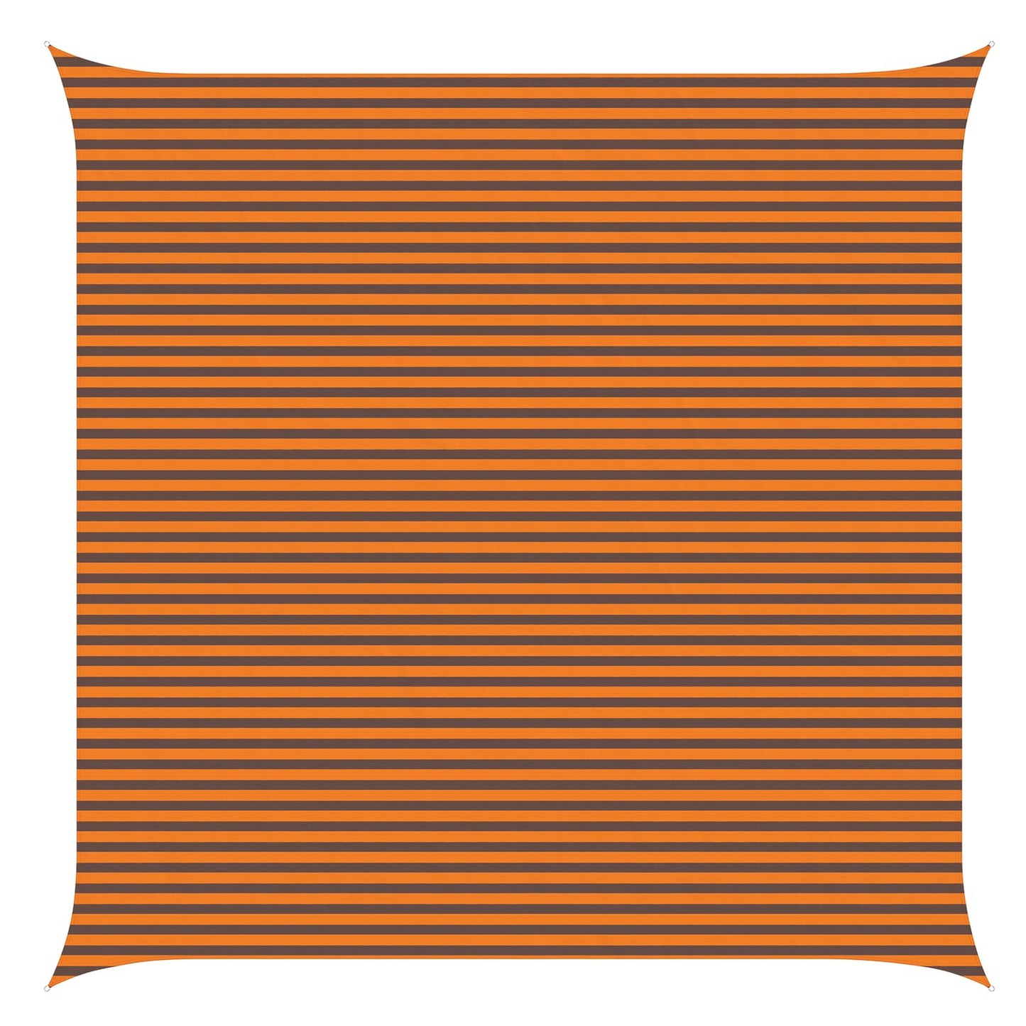 Solskygge seil Oransje og Brunt 6 x 6 m 100% polyester Oxford