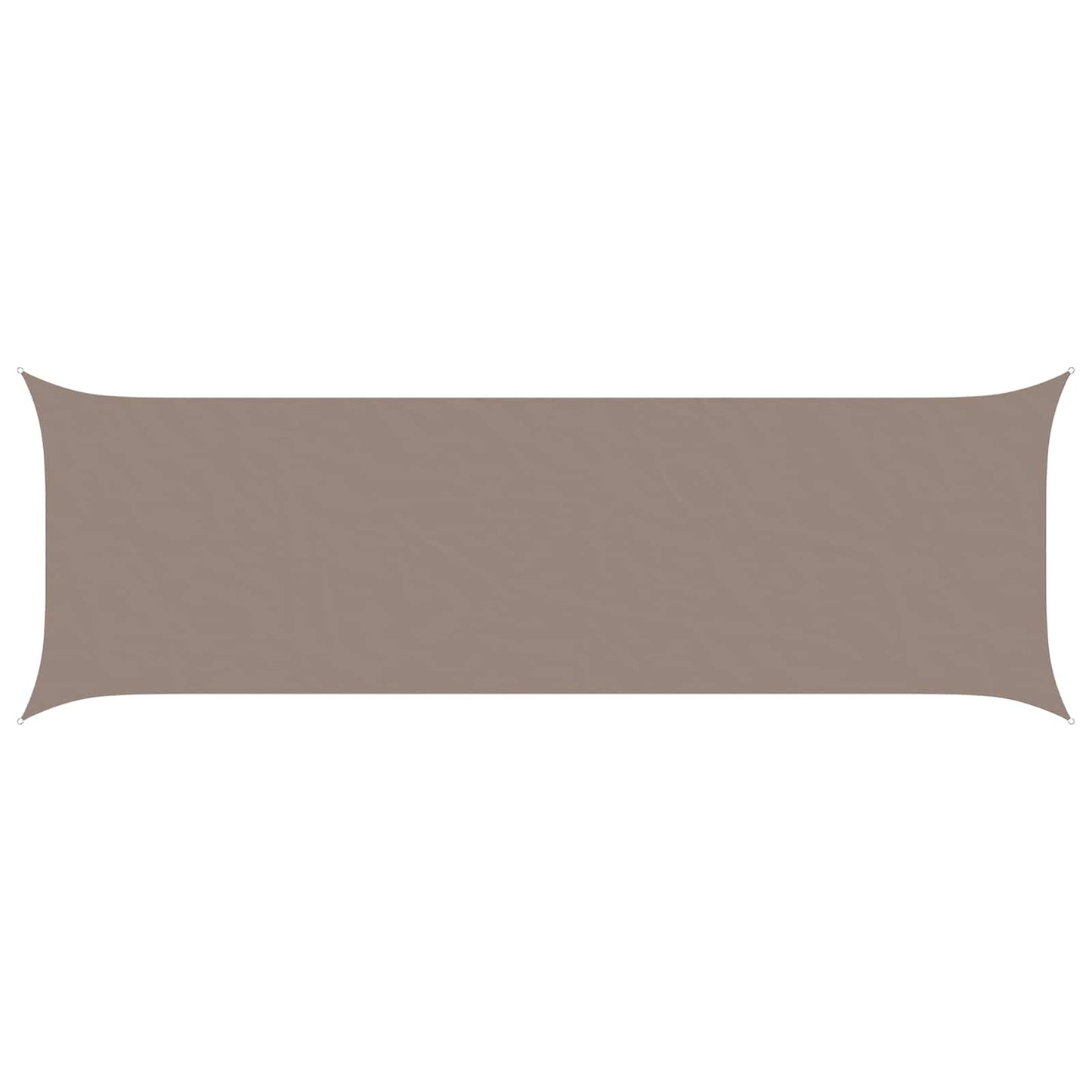 Solskygge seil Gråbrun 6 x 2 m 100% polyester Oxford