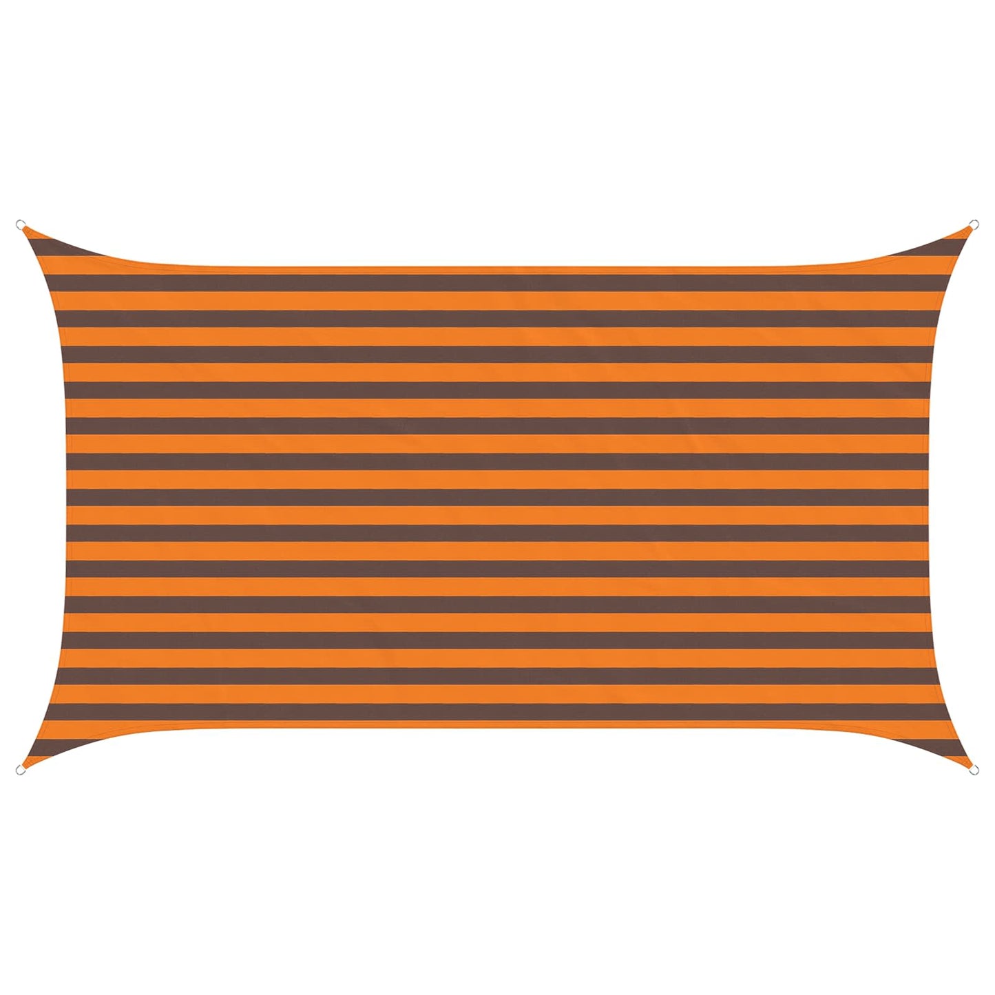 Solskygge seil Oransje og Brunt 3,5 x 2 m 100% polyester Oxford