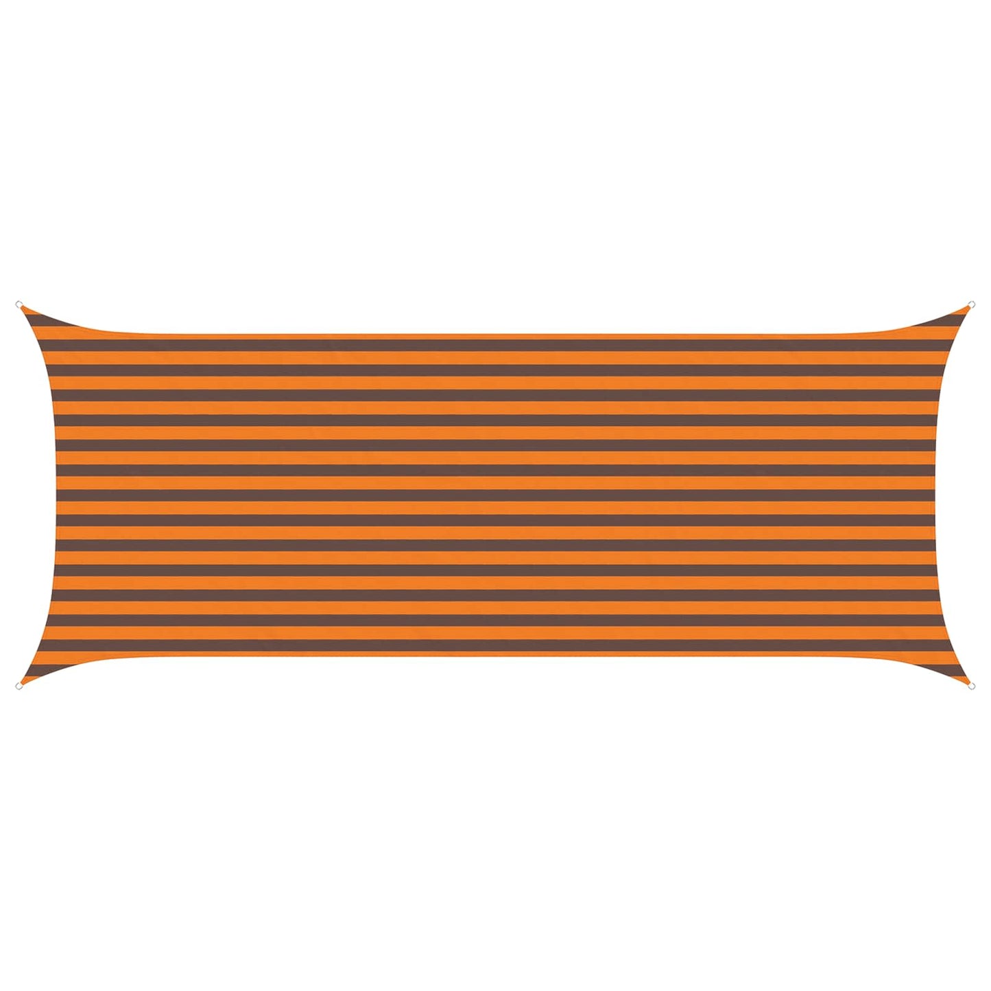 Solskygge seil Oransje og Brunt 5 x 2 m 100% polyester Oxford