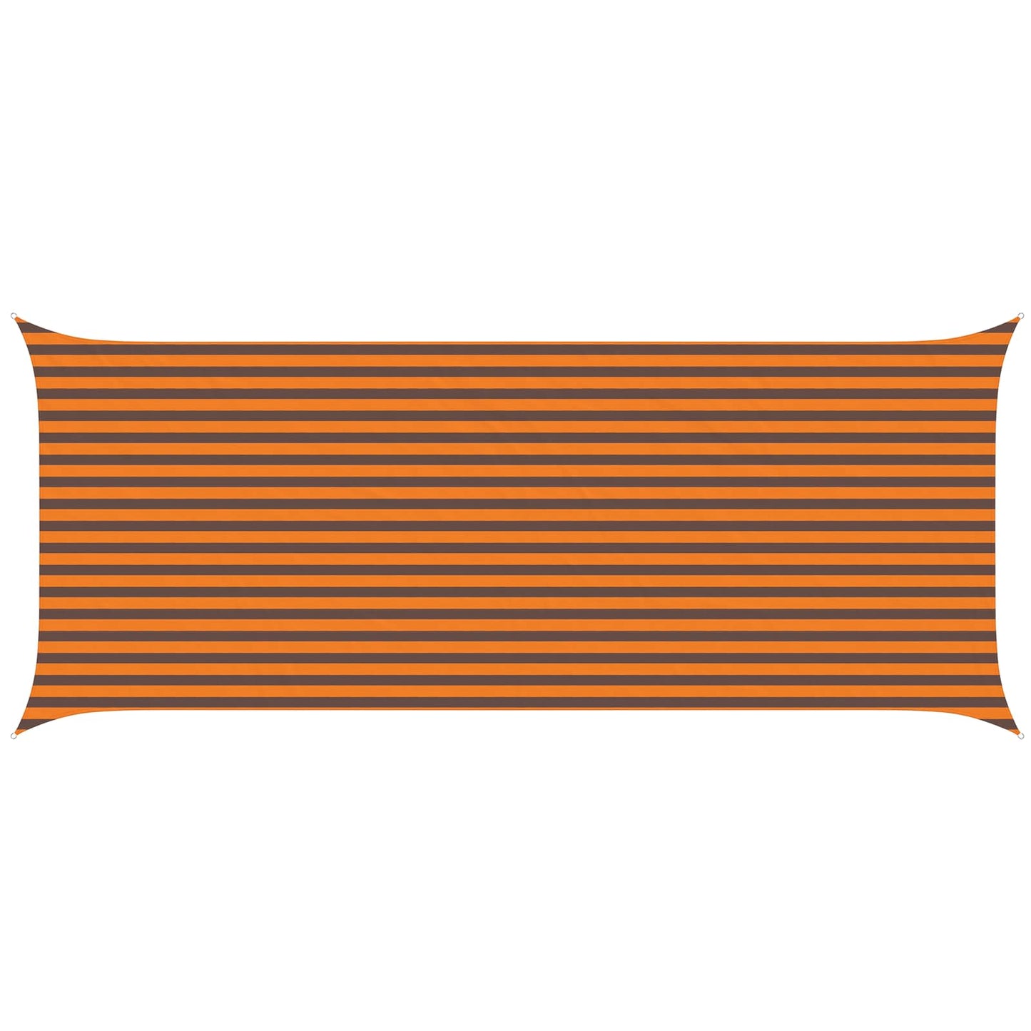 Solskygge seil Oransje og Brunt 6 x 2,5 m 100% polyester Oxford