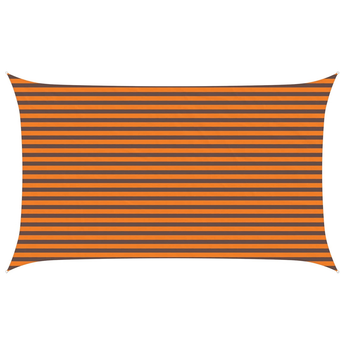Solskygge seil Oransje og Brunt 5 x 3 m 100% polyester Oxford