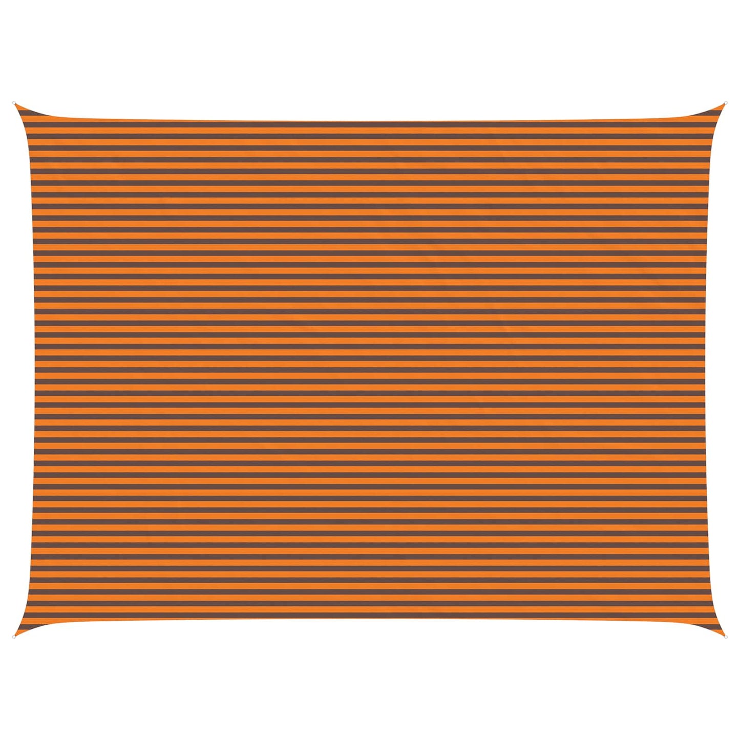 Solskygge seil Oransje og Brunt 8 x 6 m 100% polyester Oxford