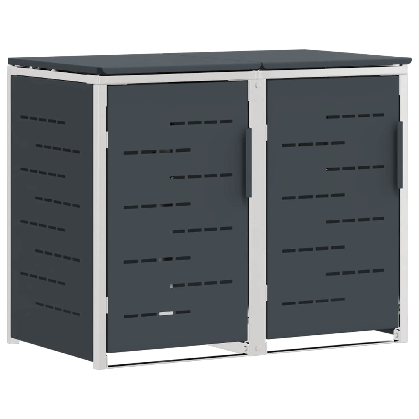 Avfallsbeholderoppbevaring Antrasitt 138 x 77,5 x 112,5 cm