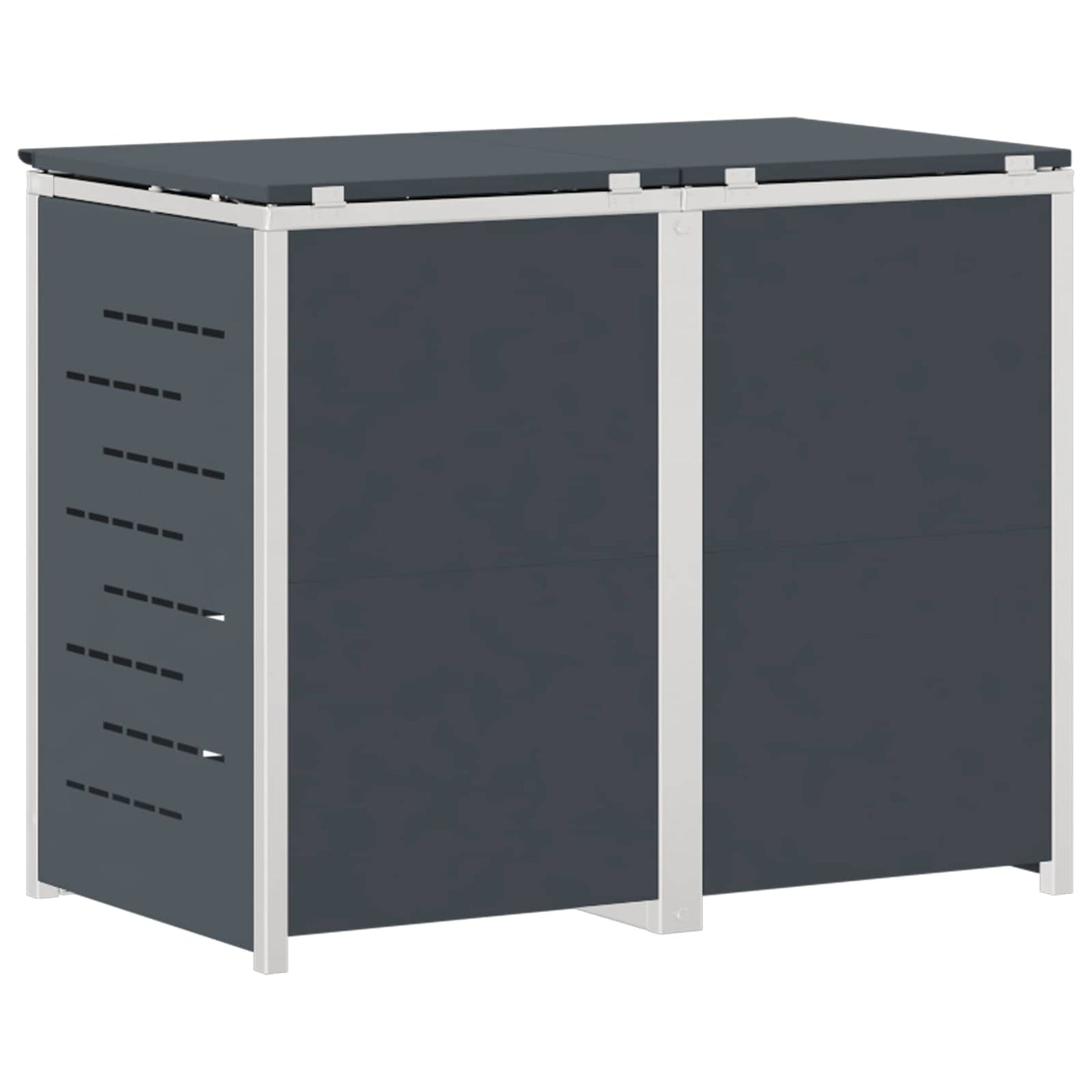 Avfallsbeholderoppbevaring Antrasitt 138 x 77,5 x 112,5 cm