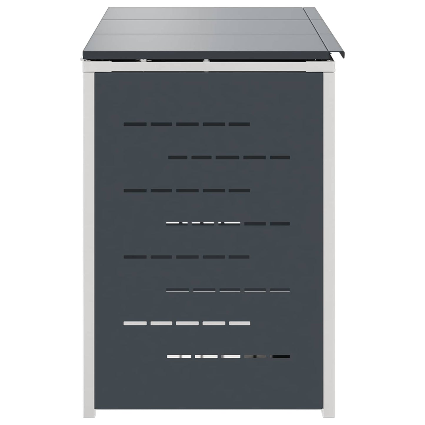 Avfallsbeholderoppbevaring Antrasitt 207 x 77,5 x 112,5 cm