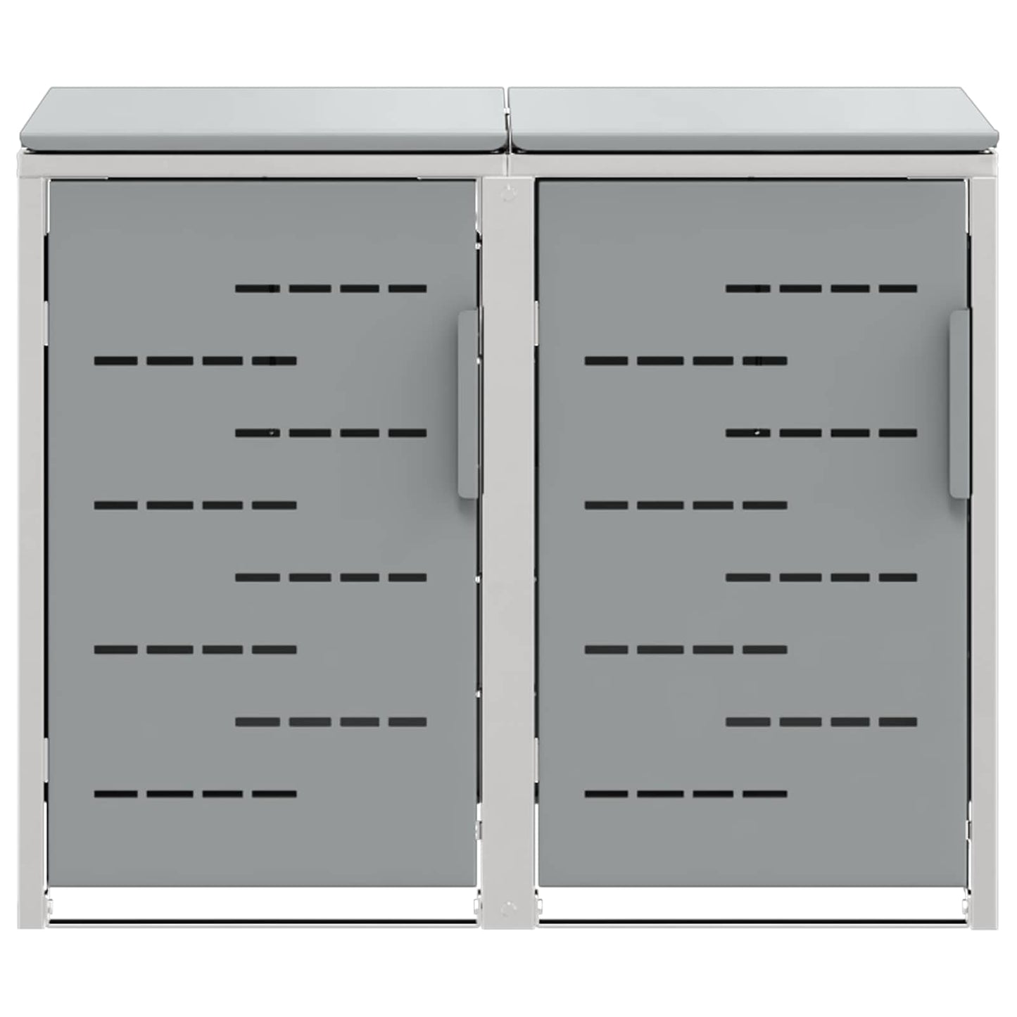 Avfallsbeholderoppbevaring Grå 138 x 77,5 x 112,5 cm