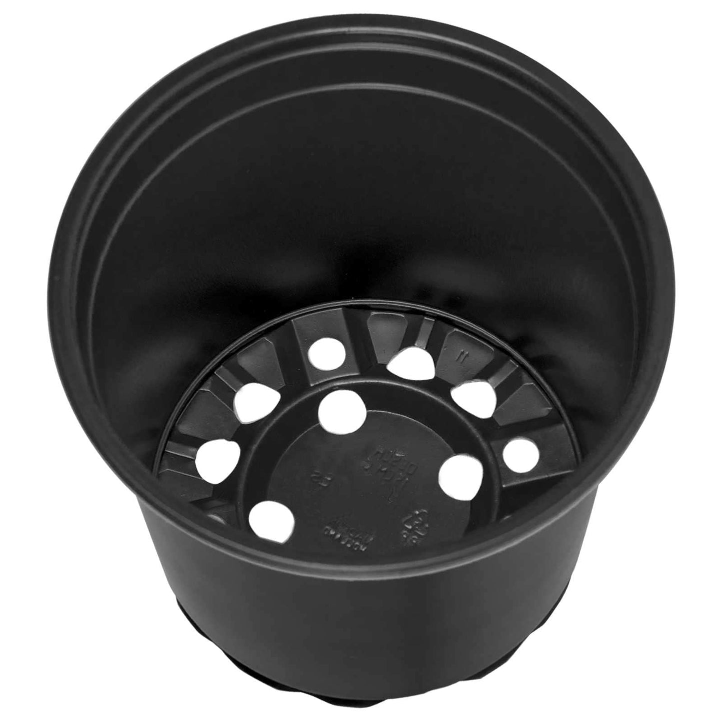 Blomsterpotte 50 pcs Svart Ø 15 x 13 cm Plast