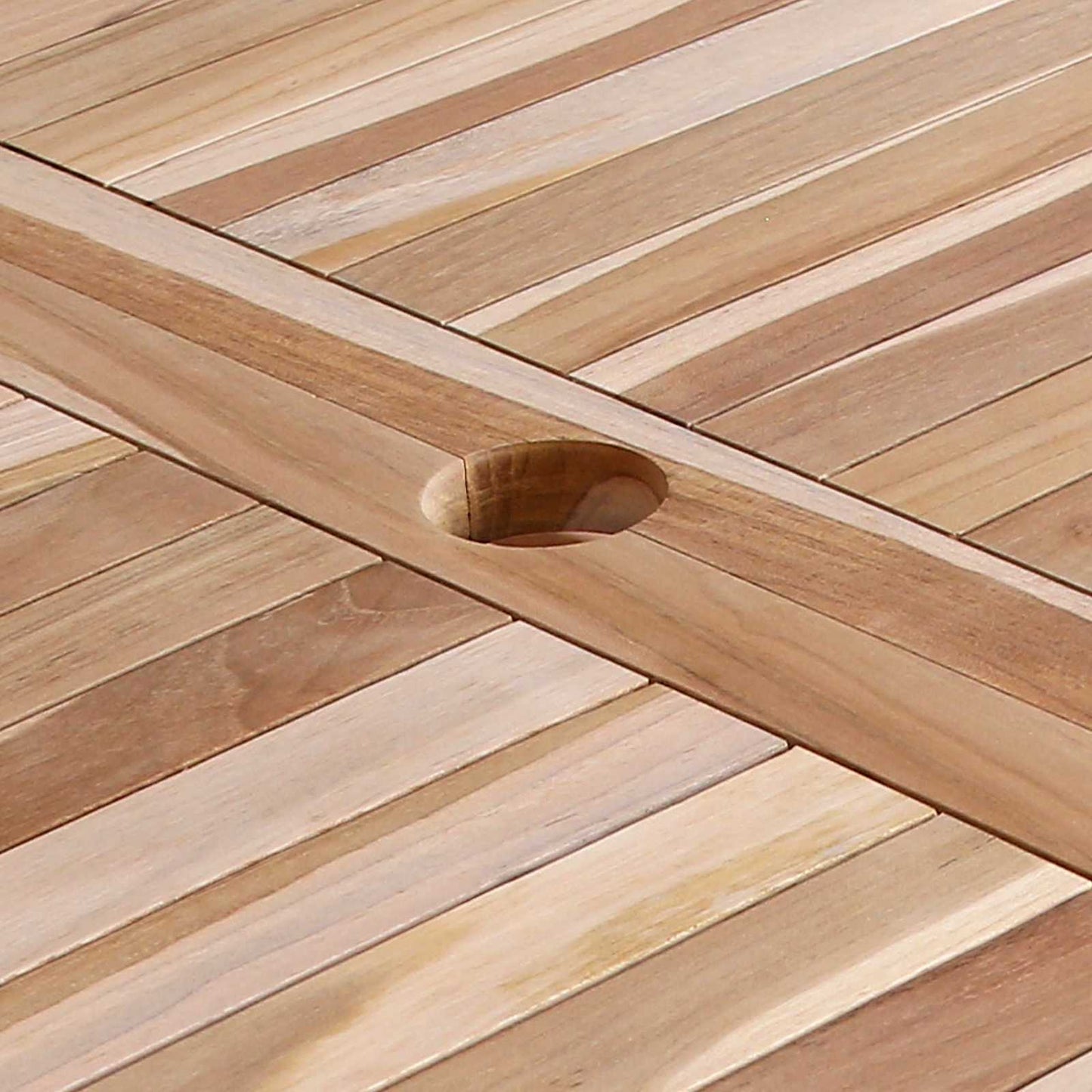 Sammenleggbart hagebord Naturlig 120 x 70 x 75,5 cm
