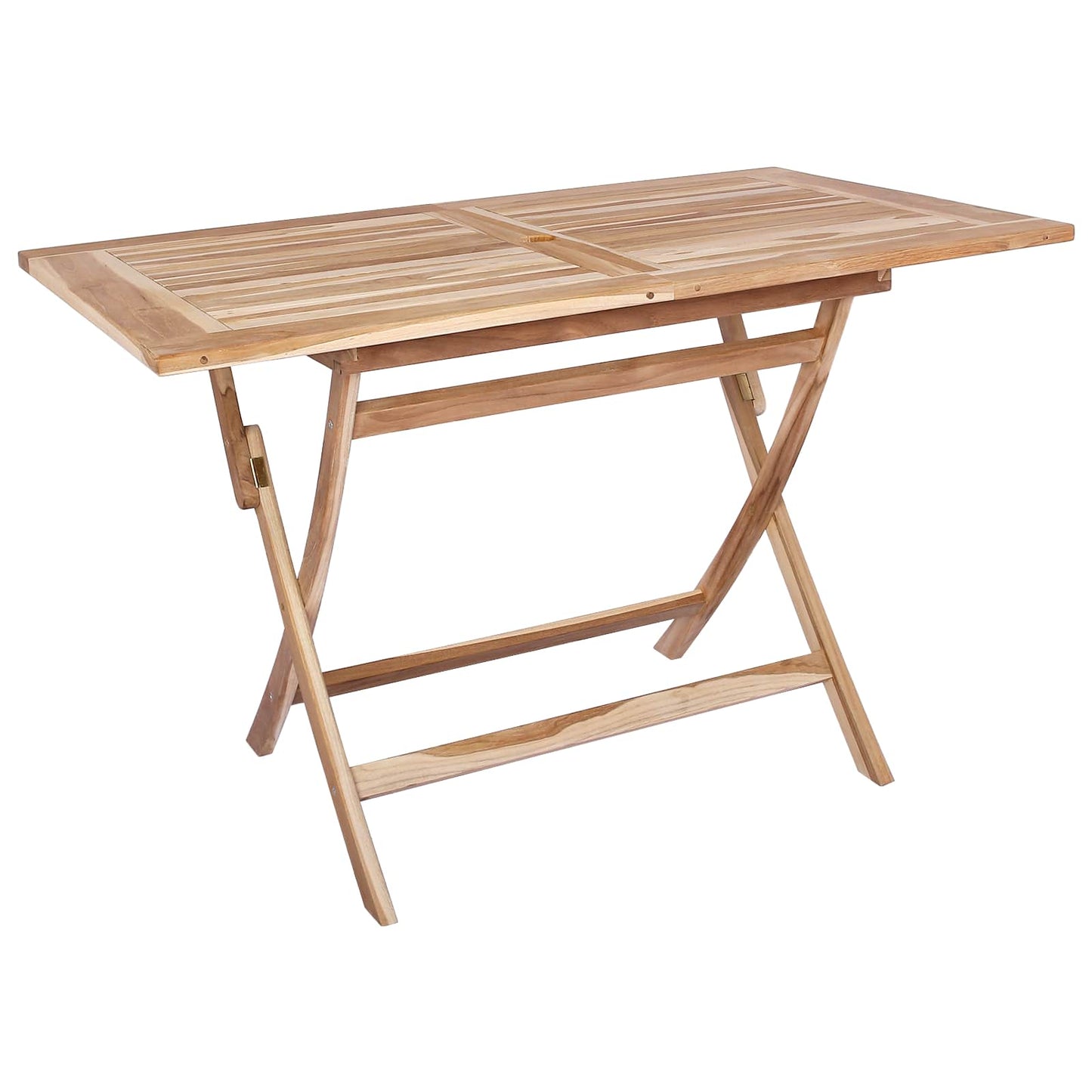 Sammenleggbart hagebord Naturlig 120 x 70 x 75,5 cm