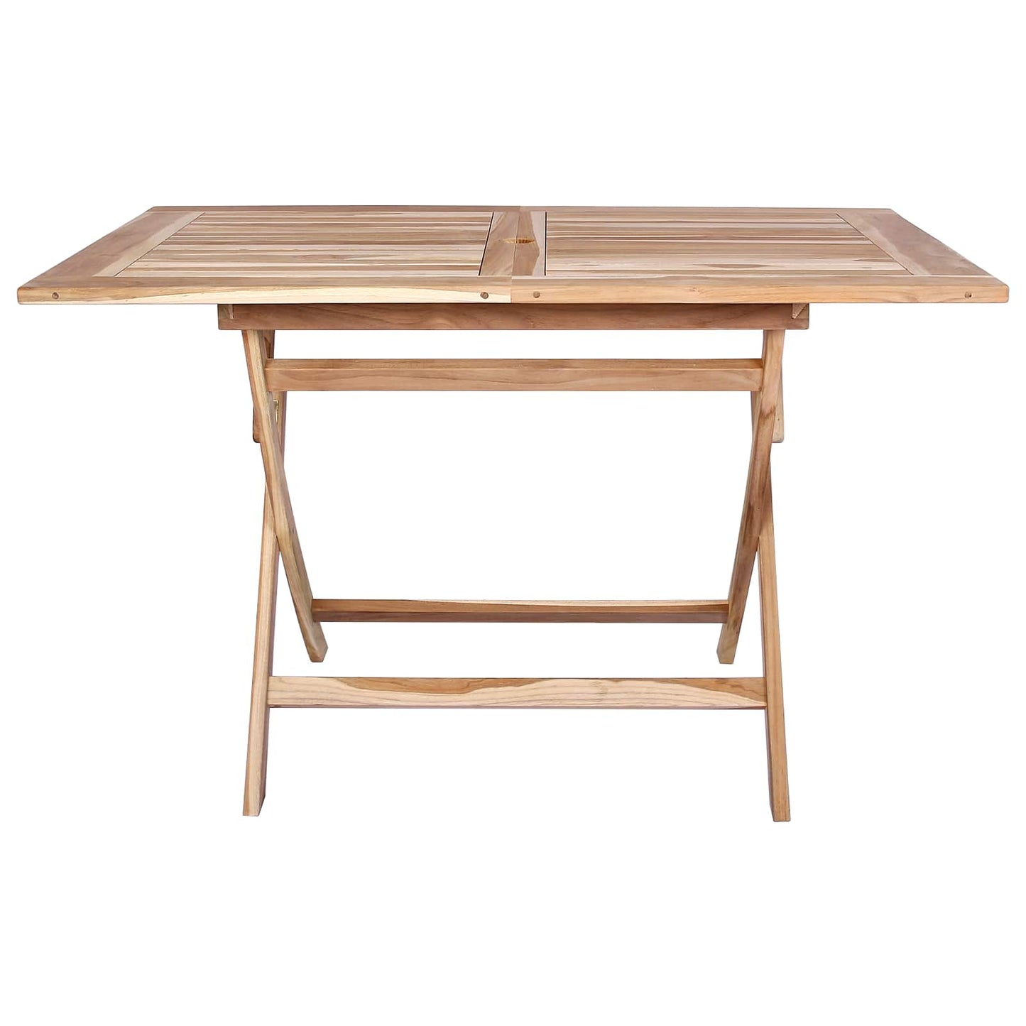 Sammenleggbart hagebord Naturlig 120 x 70 x 75,5 cm