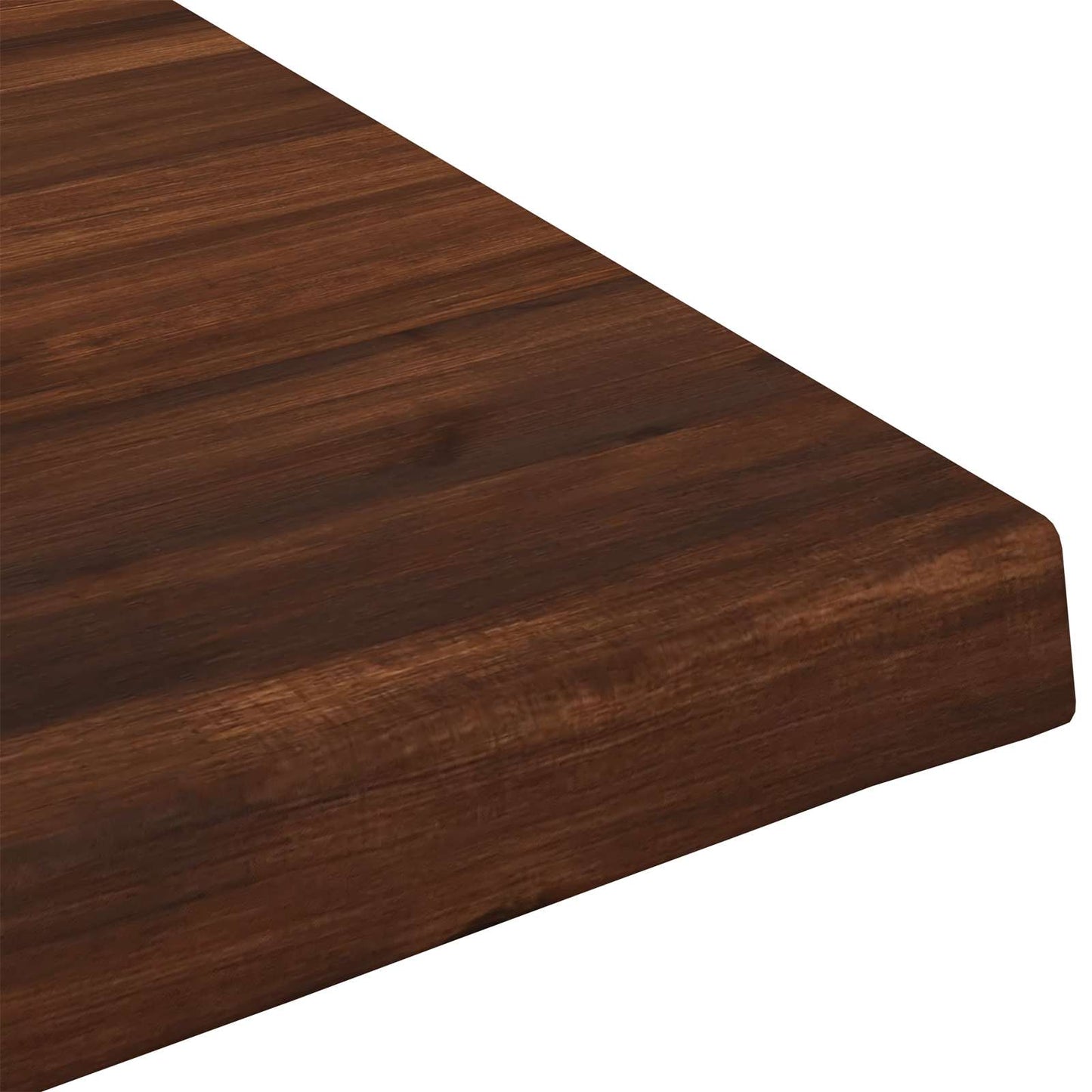 Rektangulær Bordplate 90 x 50 x 3,5 cm Rektangulær Mørk brun