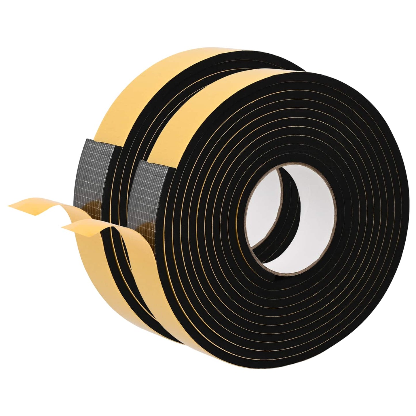 Selvklebende skum tape 2 stk. Svart 30mm x 5m CR skum