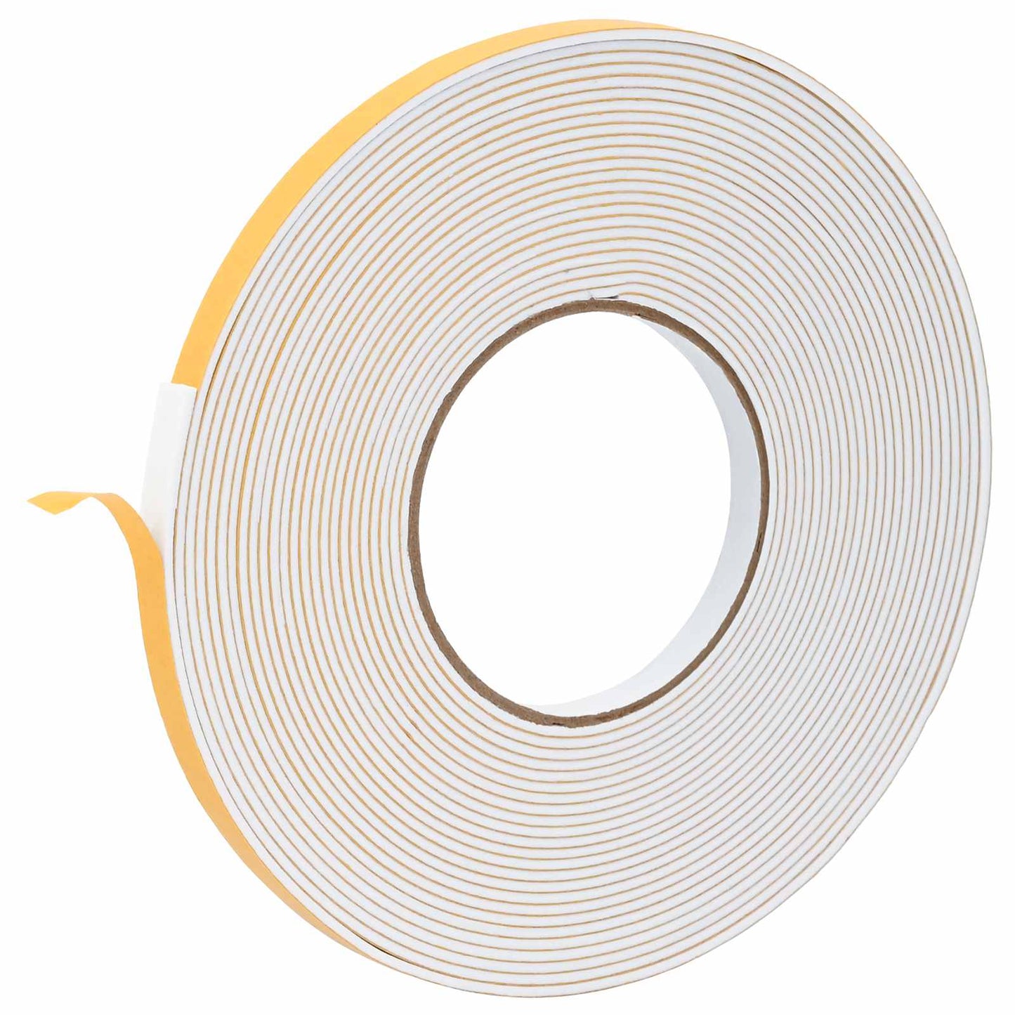 Selvklebende skum tape 10 stk. Hvit 10mm x 10m CR skum